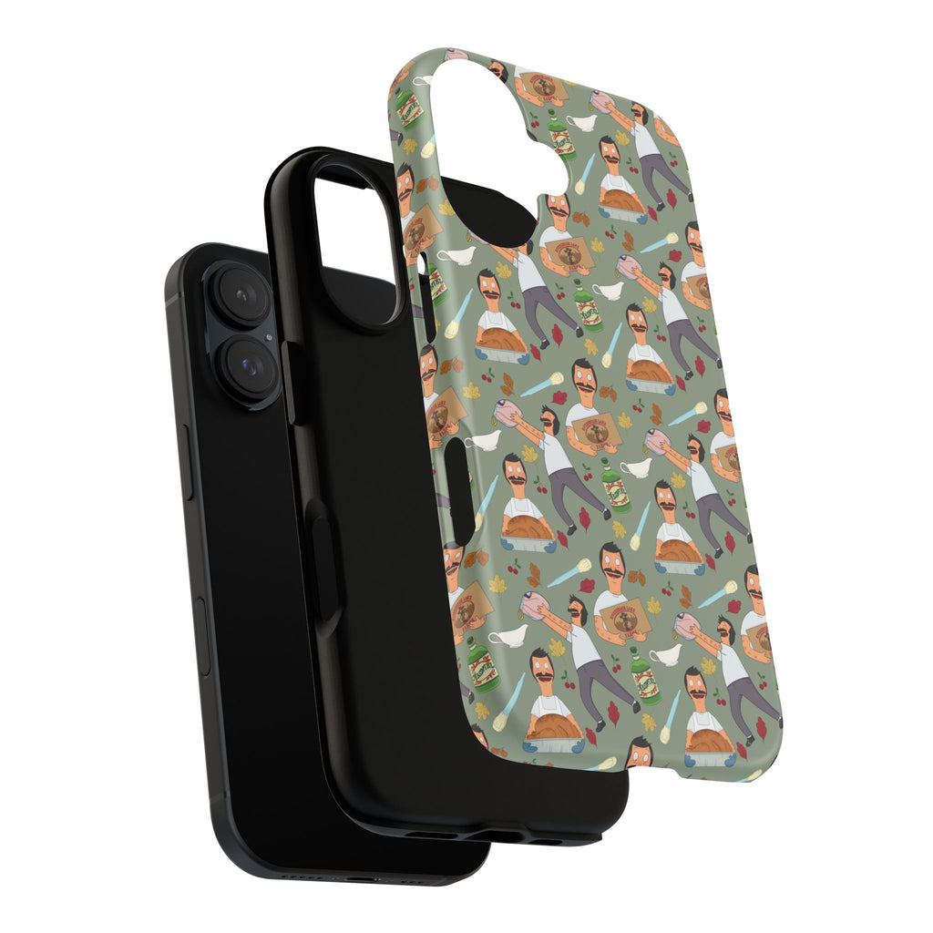 Bob's Burgers Inspired Thanksgiving Bob V1 Tough Case for iPhone, Samsung, and Google Phones