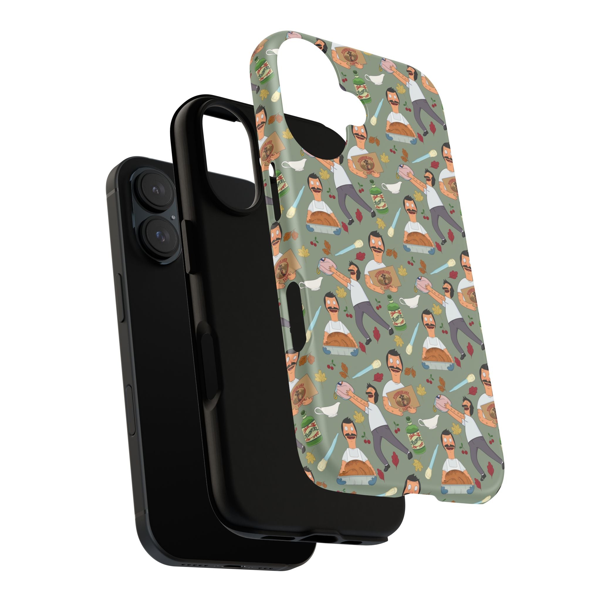 Bob's Burgers Inspired Thanksgiving Bob V1 Tough Case for iPhone, Samsung, and Google Phones