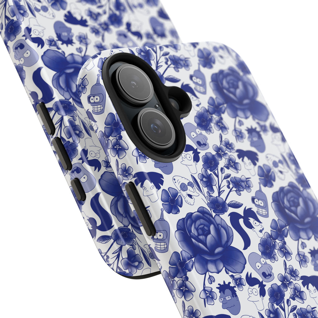 Futurama Inspired Fine China Tough Phone Case (iPhone, Samsung) Not MagSafe!