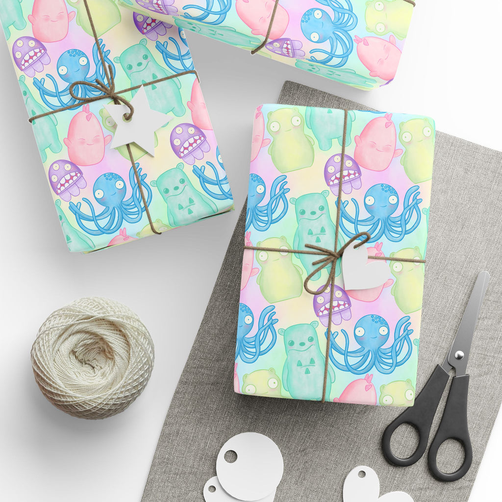Kuchi Kopi and Friends Gift Wrap