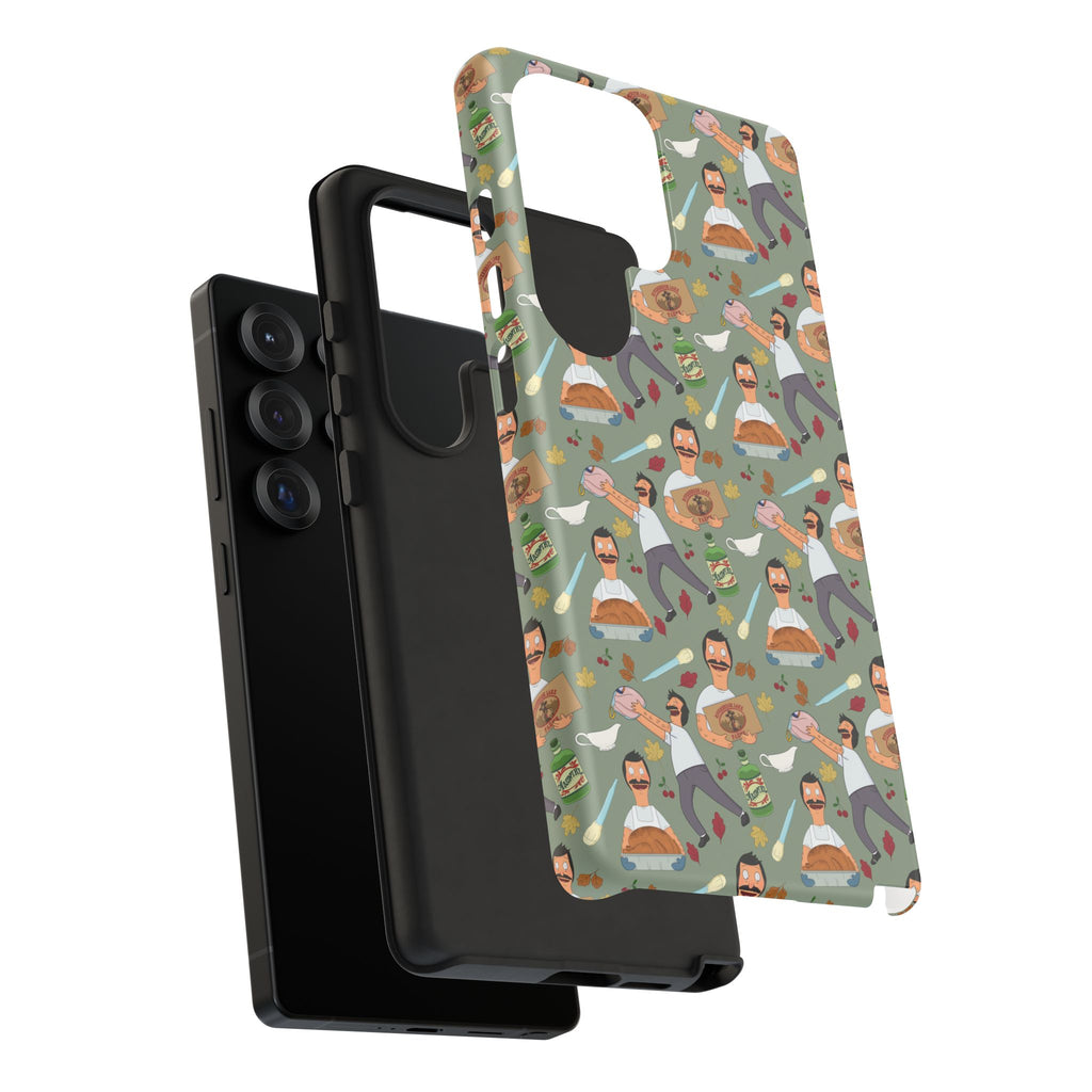 Bob's Burgers Inspired Thanksgiving Bob V1 Tough Case for iPhone, Samsung, and Google Phones