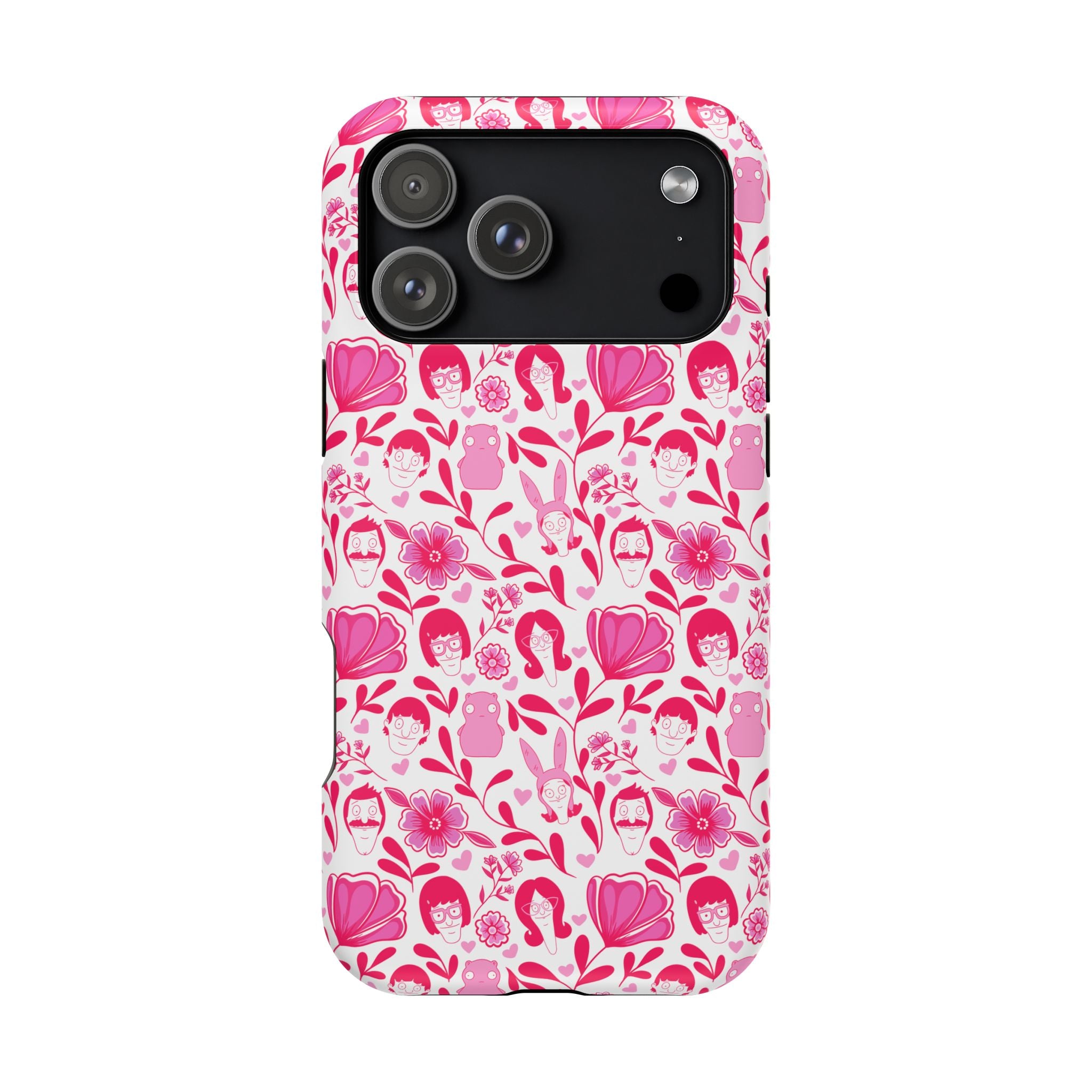 Belcher's Fine China iPhone Case V1 Pink – Magnetic Impact-Resistant
