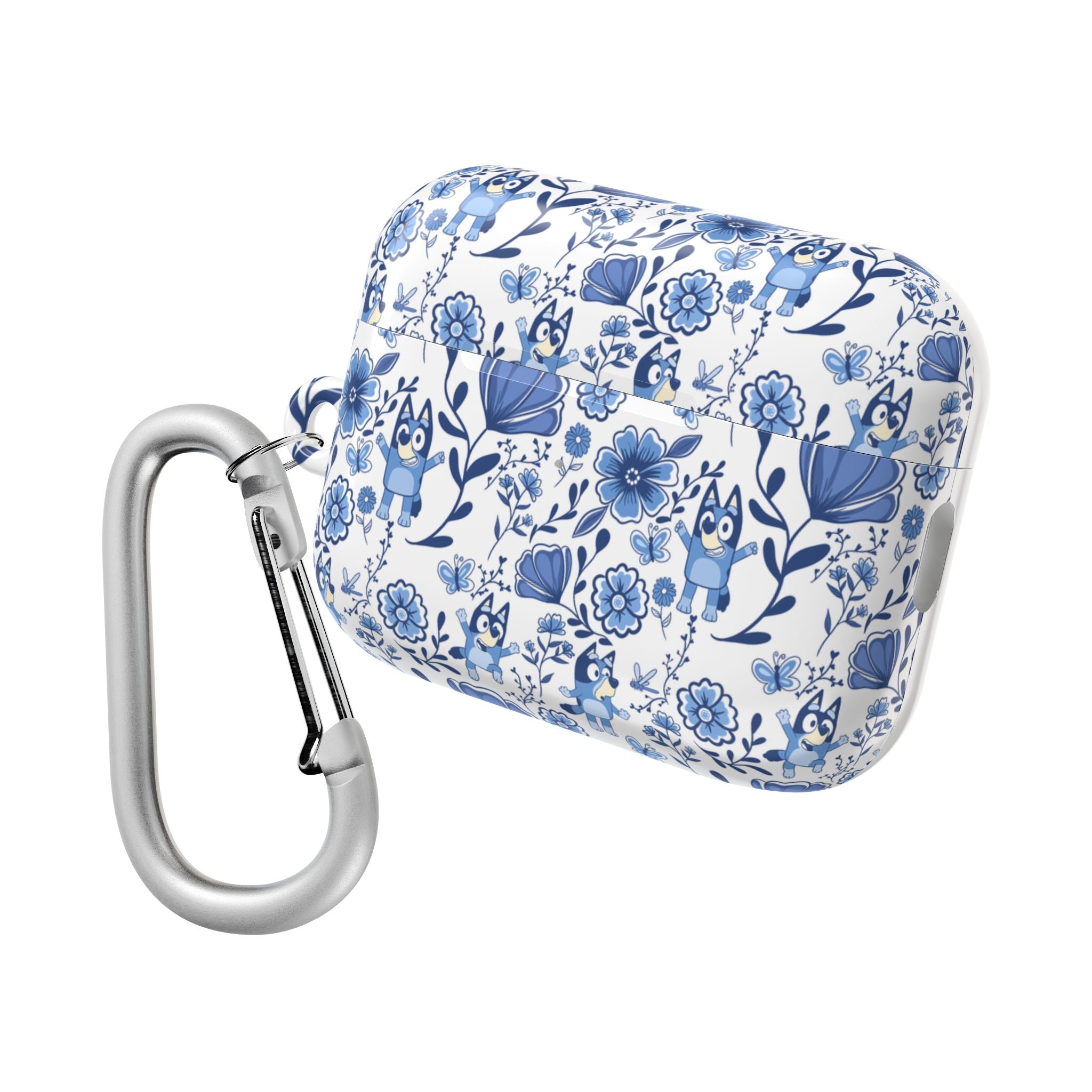 Blue Heeler Dog Charming Floral AirPod Case