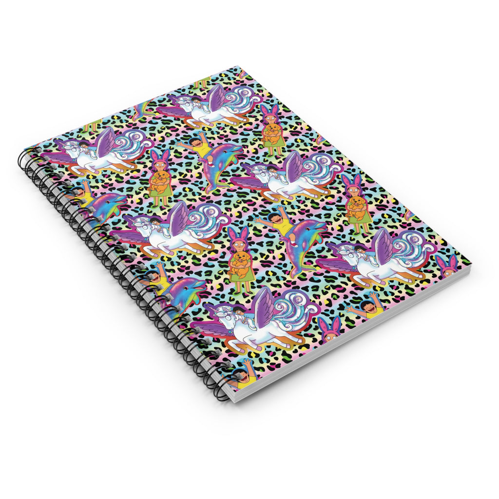 90's Belcher's Inspired Ruled Spiral Notebook