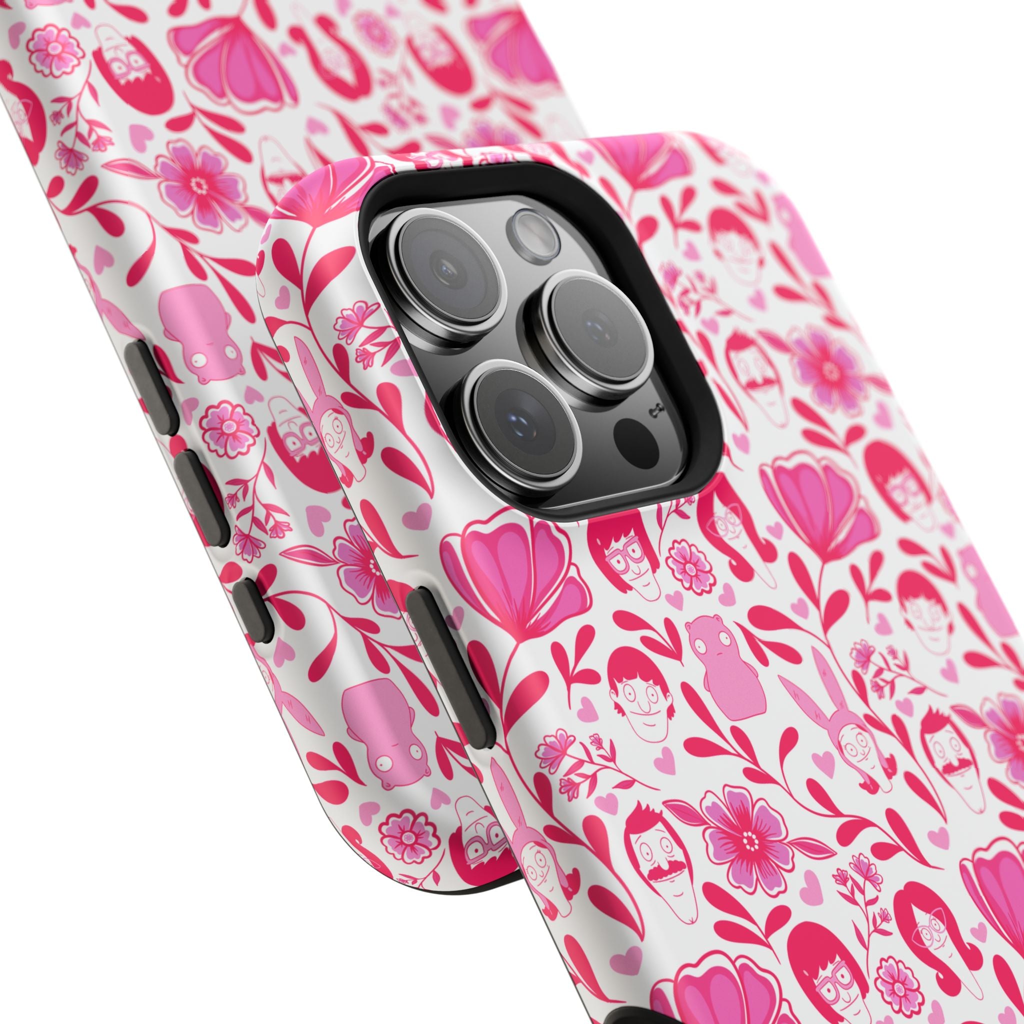 Belcher's Fine China iPhone Case V1 Pink – Magnetic Impact-Resistant