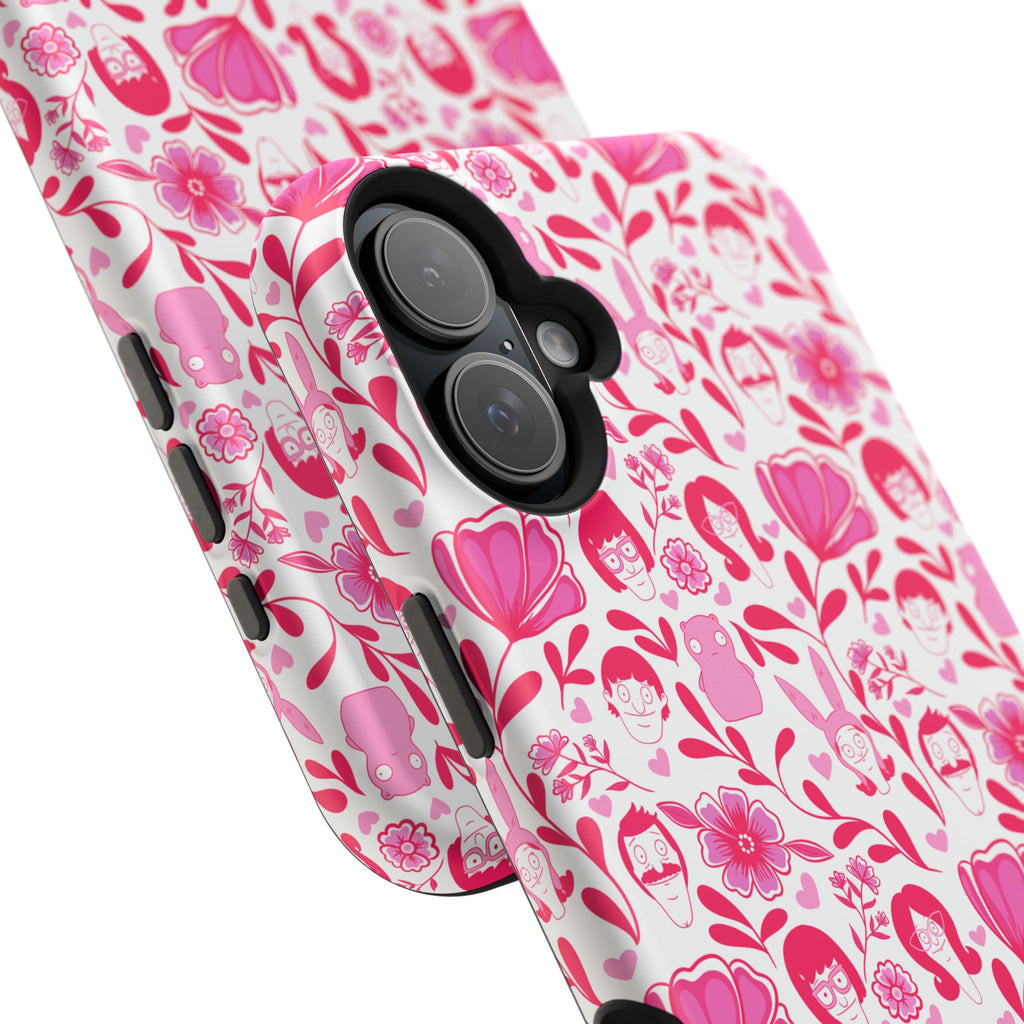 Belcher's Fine China iPhone Case V1 Pink – Magnetic Impact-Resistant