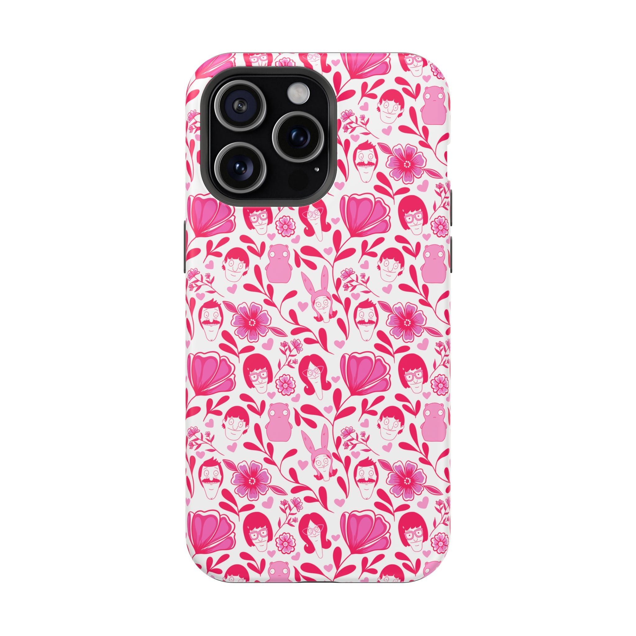 Belcher's Fine China iPhone Case V1 Pink – Magnetic Impact-Resistant