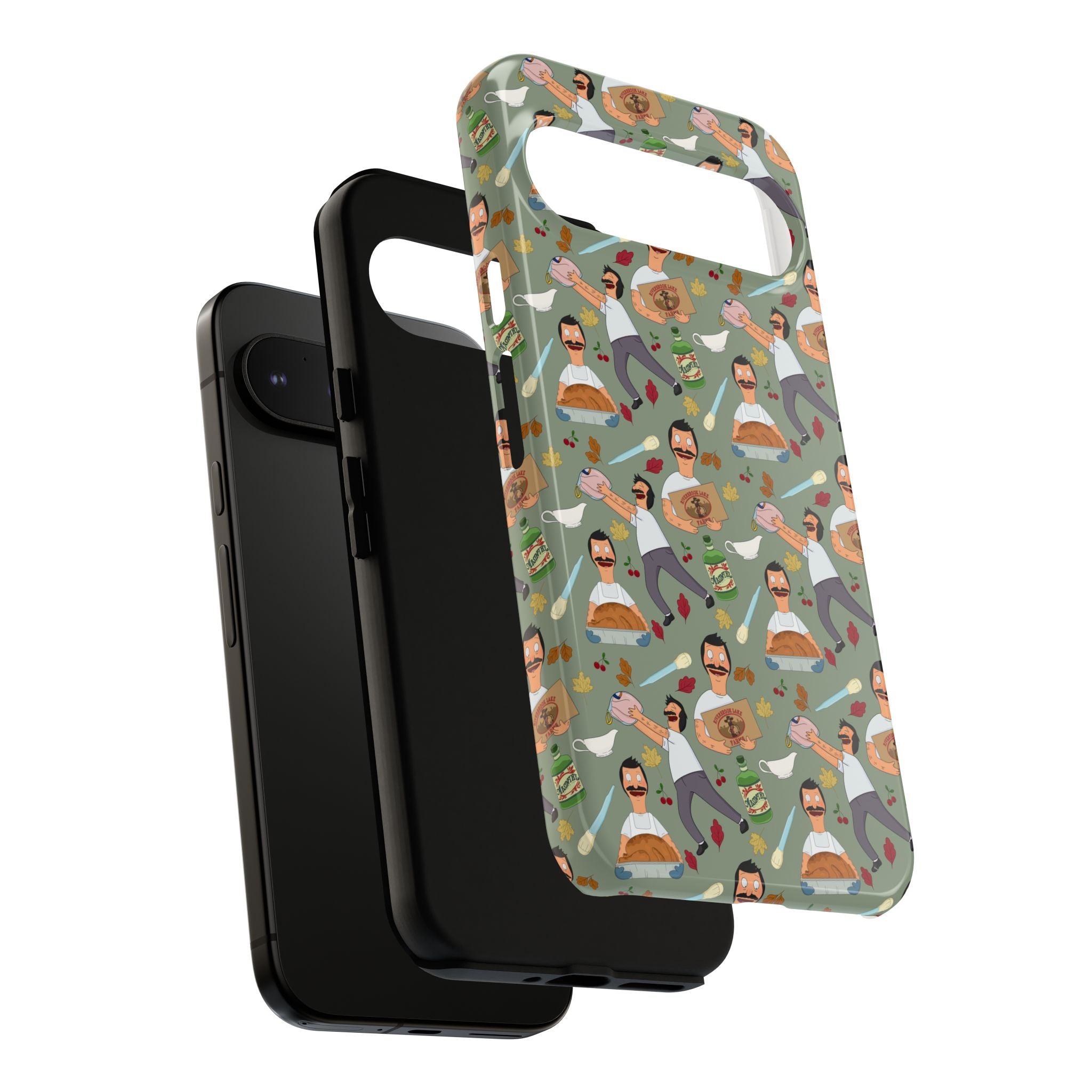Bob's Burgers Inspired Thanksgiving Bob V1 Tough Case for iPhone, Samsung, and Google Phones