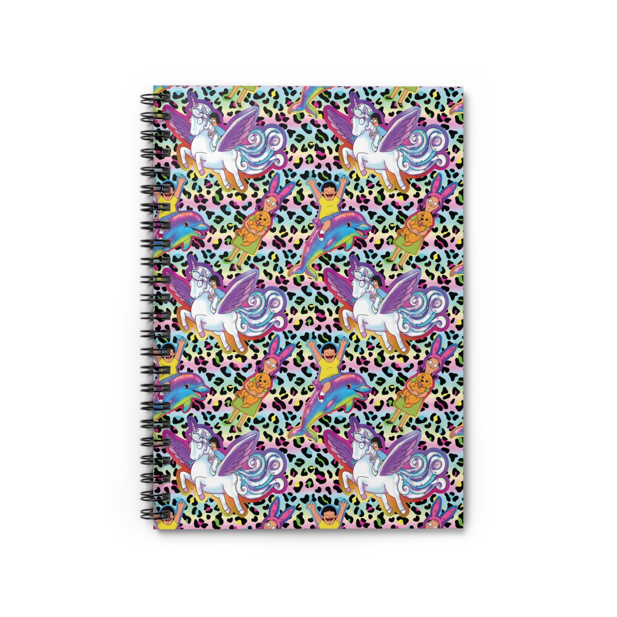 90's Belcher's Inspired Ruled Spiral Notebook
