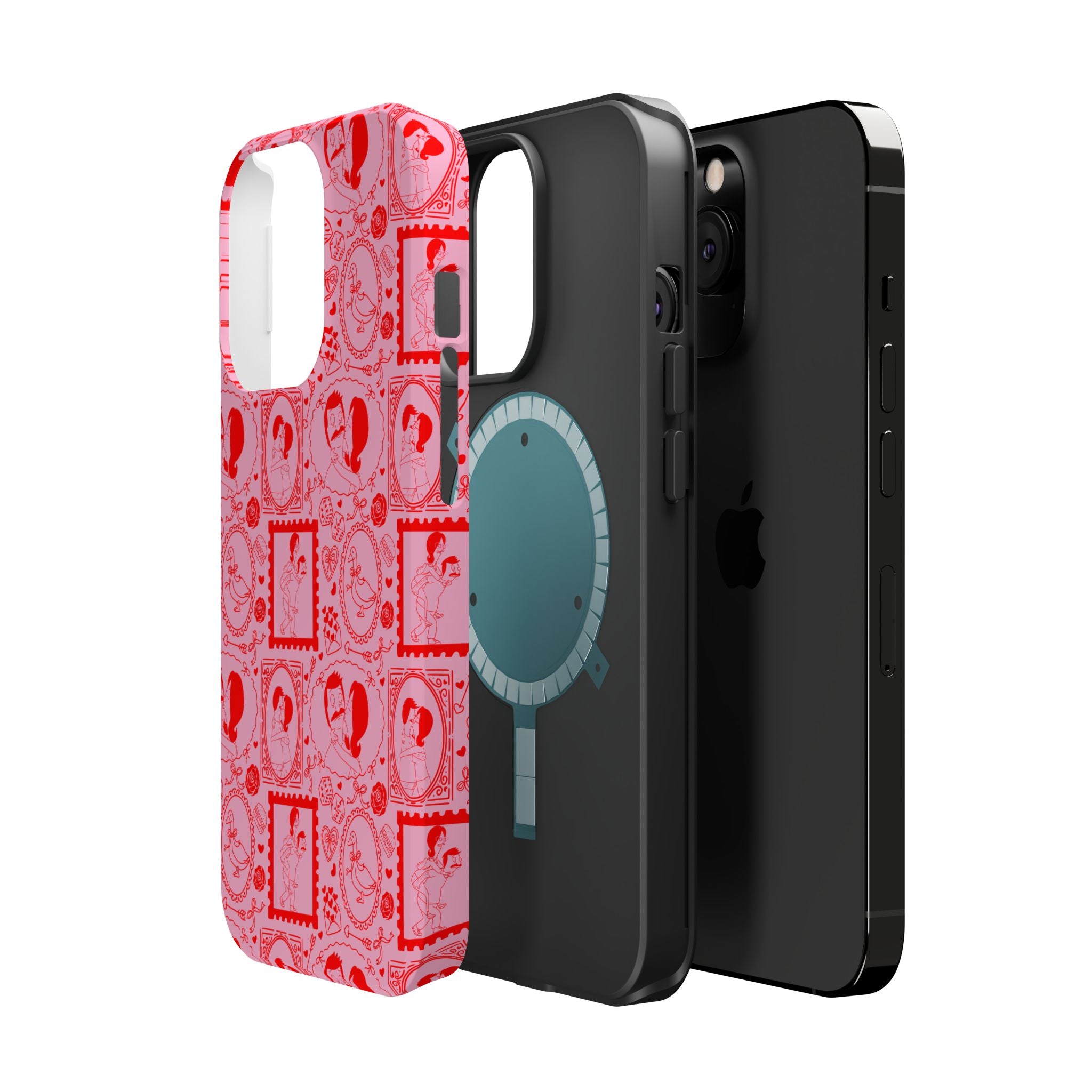 Linda & Bob Valentine's iPhone Case – Magnetic Impact-Resistant PINK