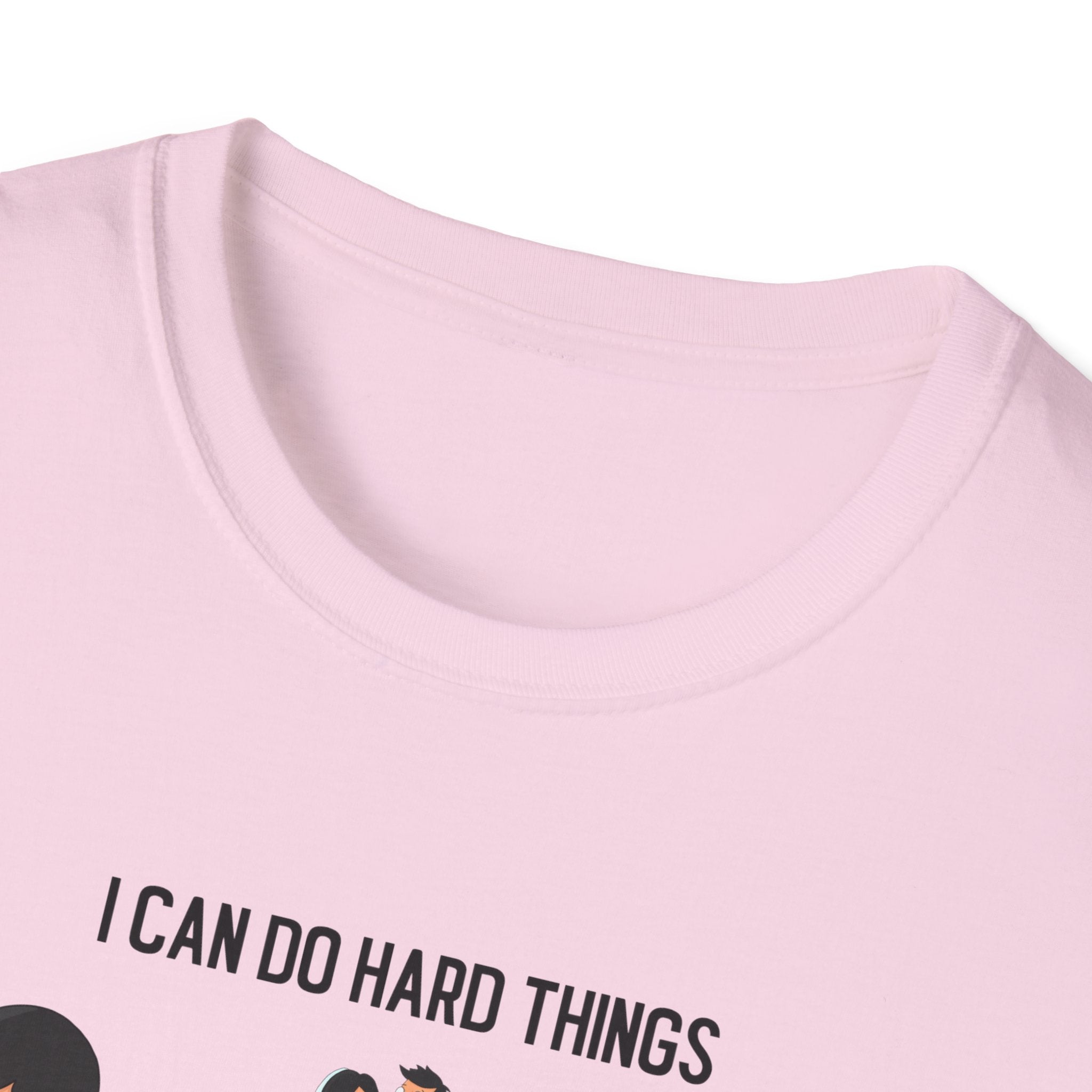 Bob's Burgers Inspired I Can Do Hard Things Unisex Softstyle T-Shirt