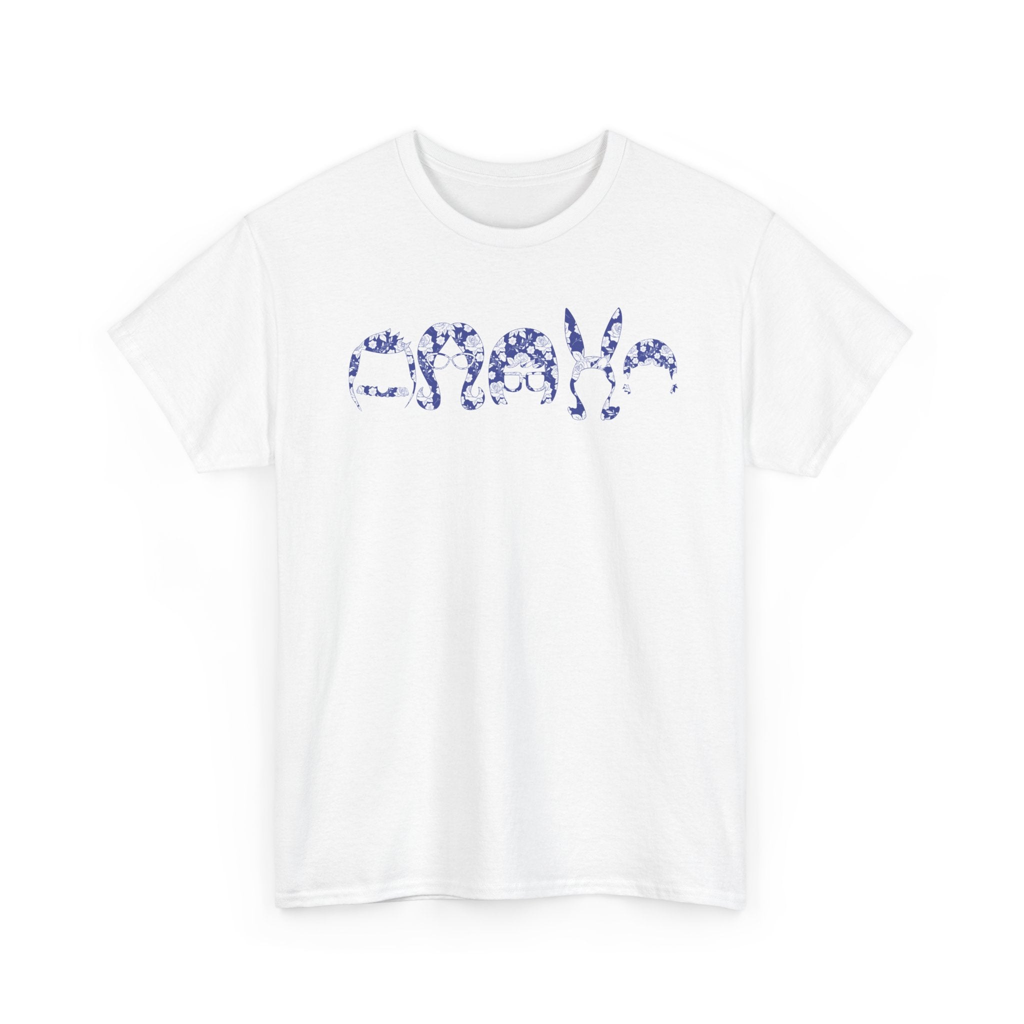 Belchers Blue Floral Script Tee — Unisex T-Shirt