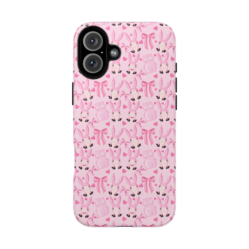 Bob's Burgers Inspired Coquette Louise Tough Case for iPhone, Google, and Samsung