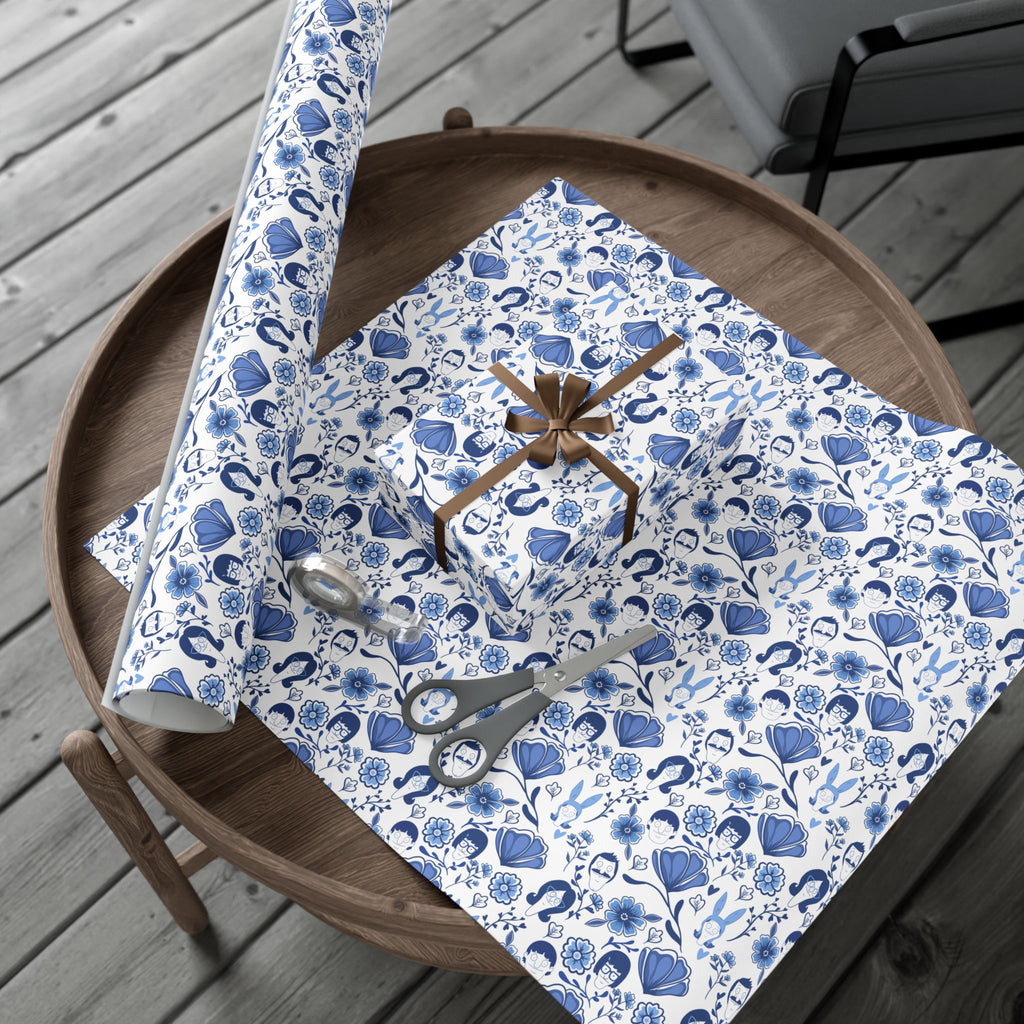 Bob's Burgers Inspired Fine China Floral Gift Wrap