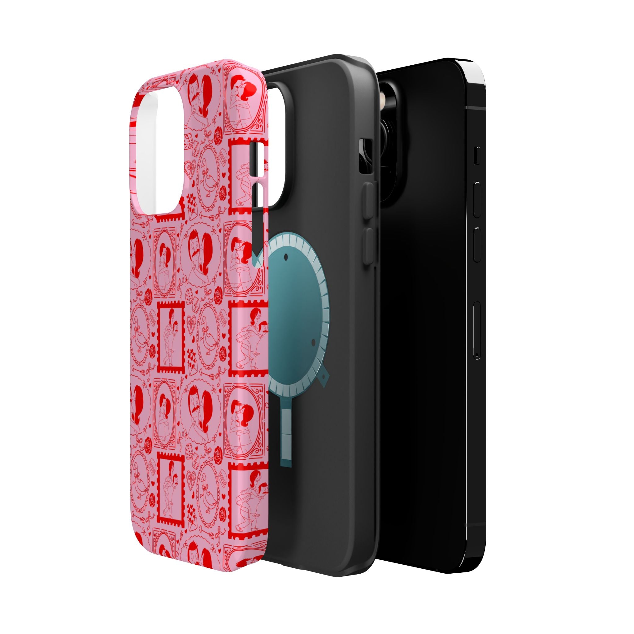 Linda & Bob Valentine's iPhone Case – Magnetic Impact-Resistant PINK