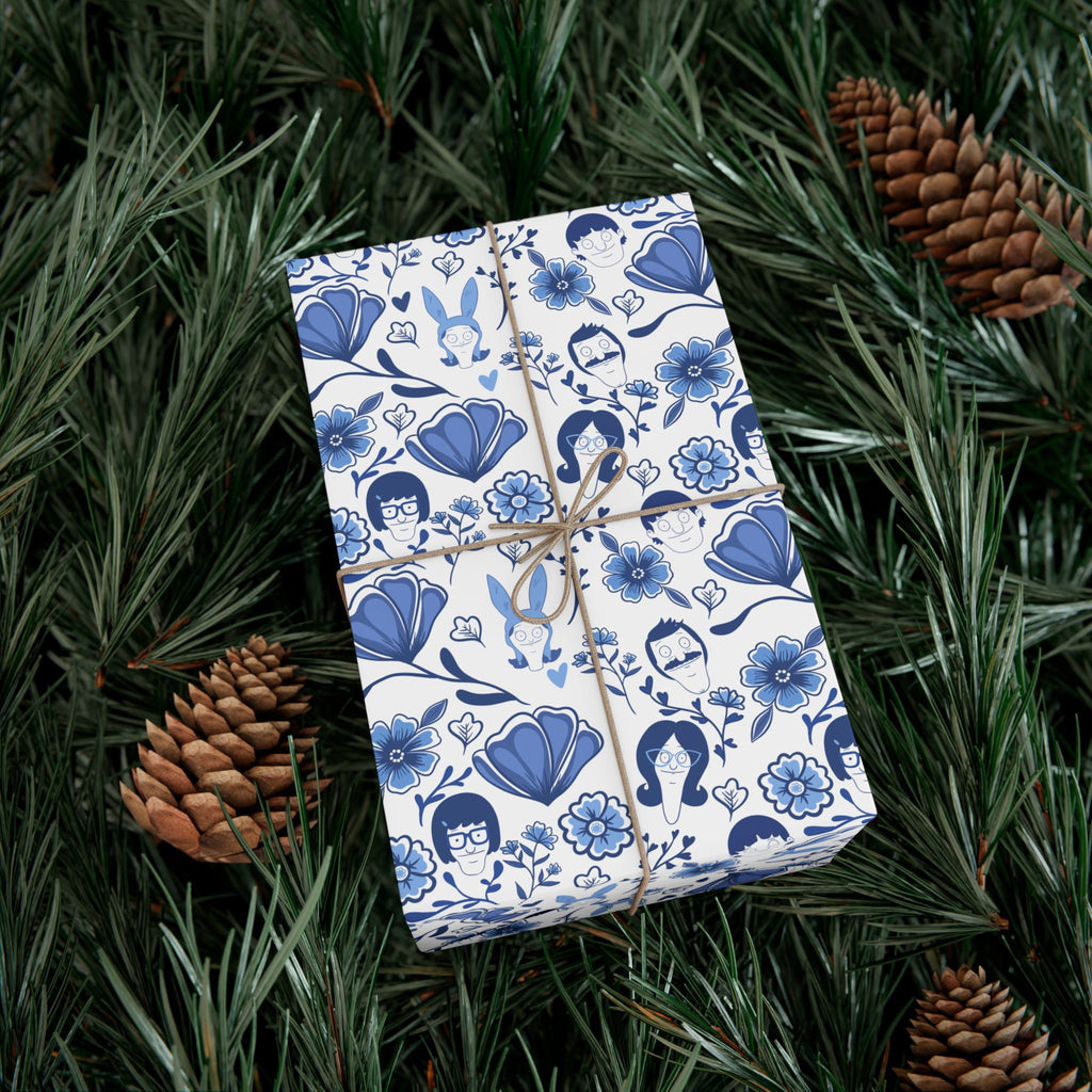 Bob's Burgers Inspired Fine China Floral Gift Wrap