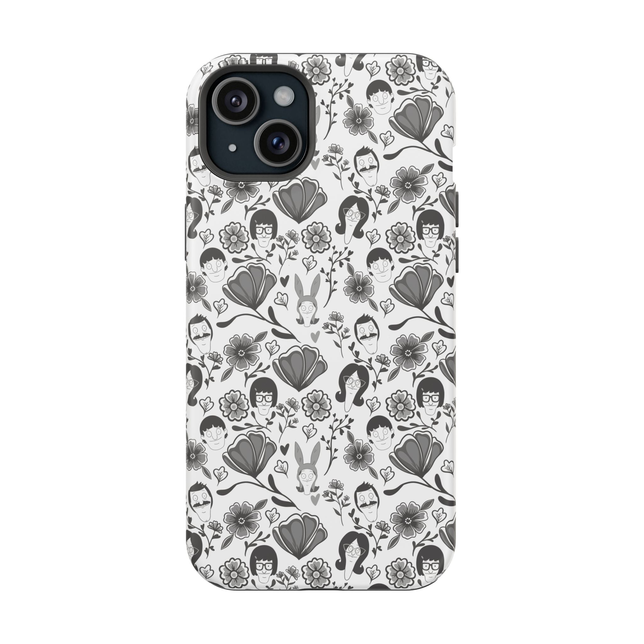 Belcher's Fine China iPhone Case V1 Monochrome – Magnetic Impact-Resistant