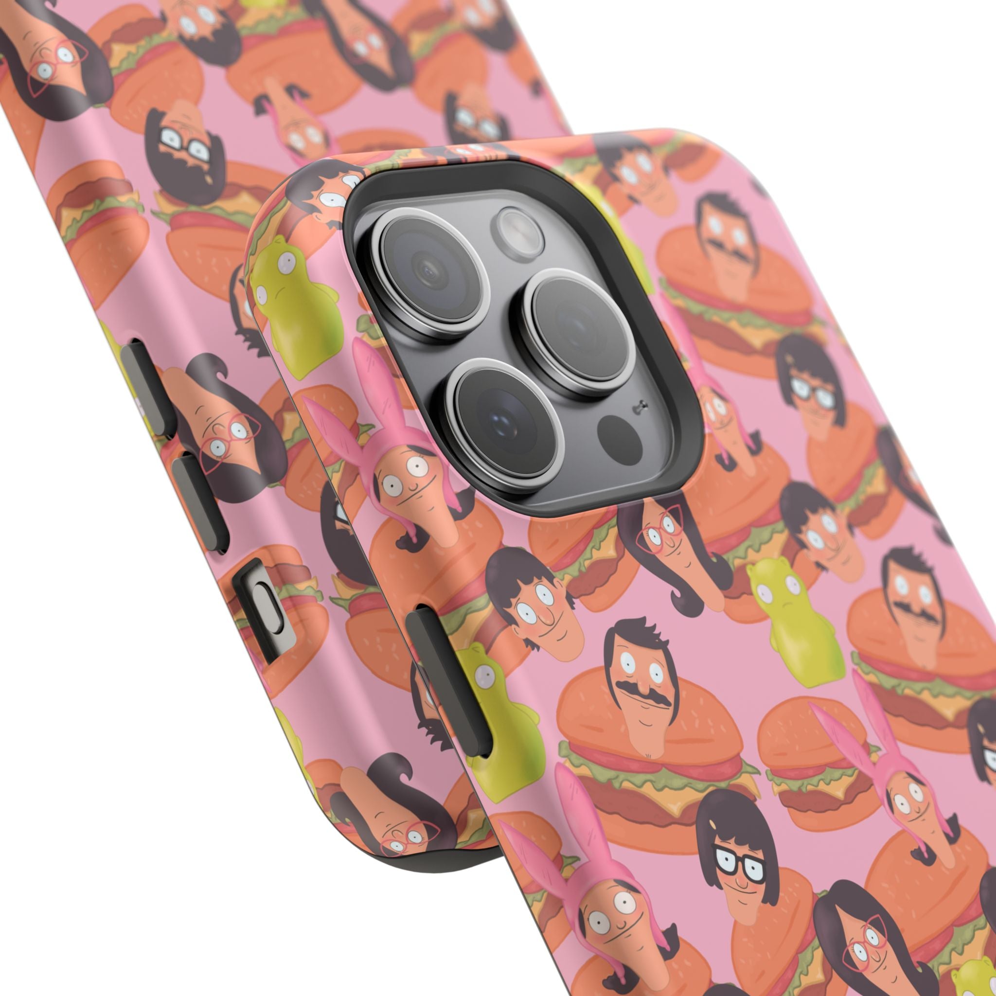 Belcher's Burger Time - Pink Magnetic Impact-Resistant iPhone Case