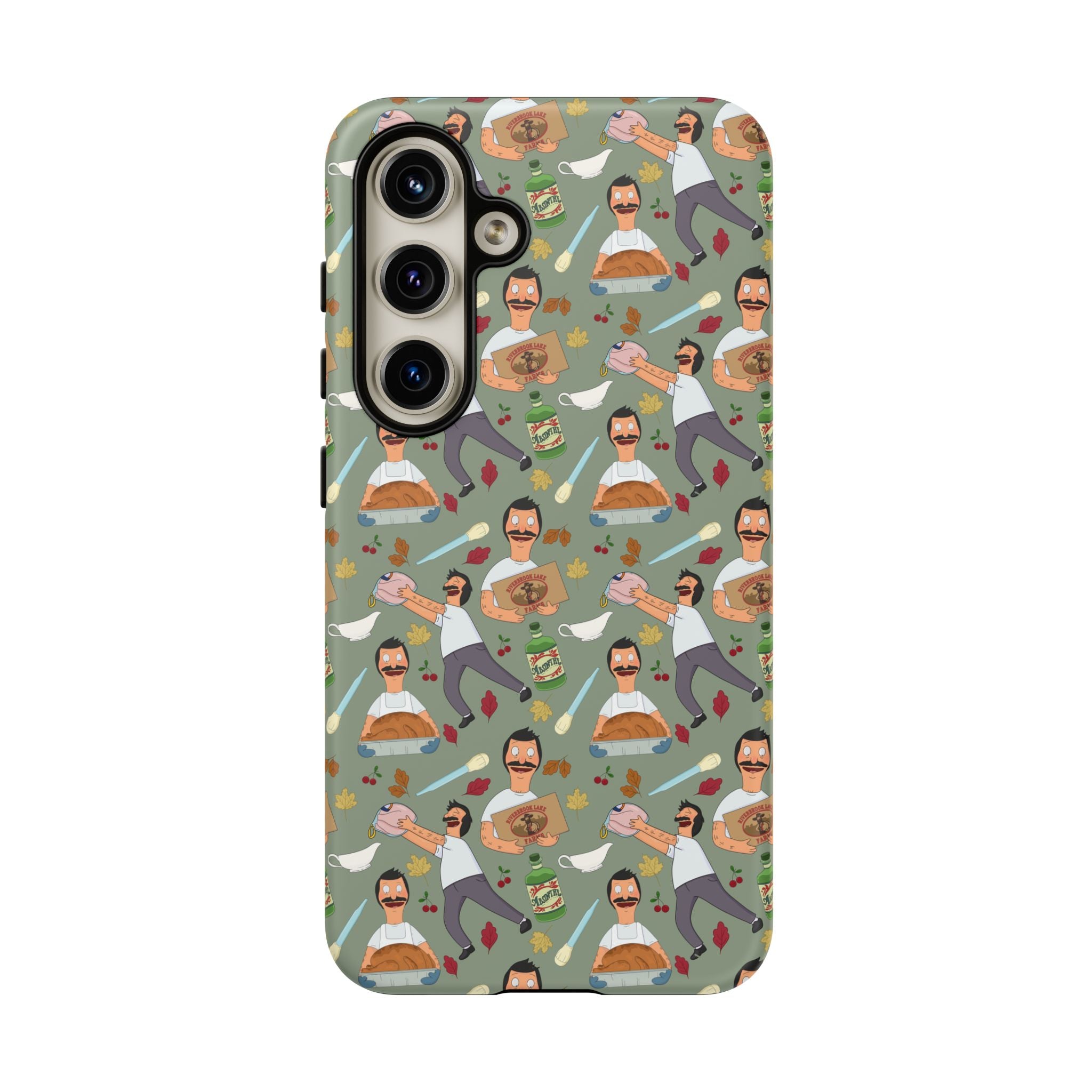 Bob's Burgers Inspired Thanksgiving Bob V1 Tough Case for iPhone, Samsung, and Google Phones