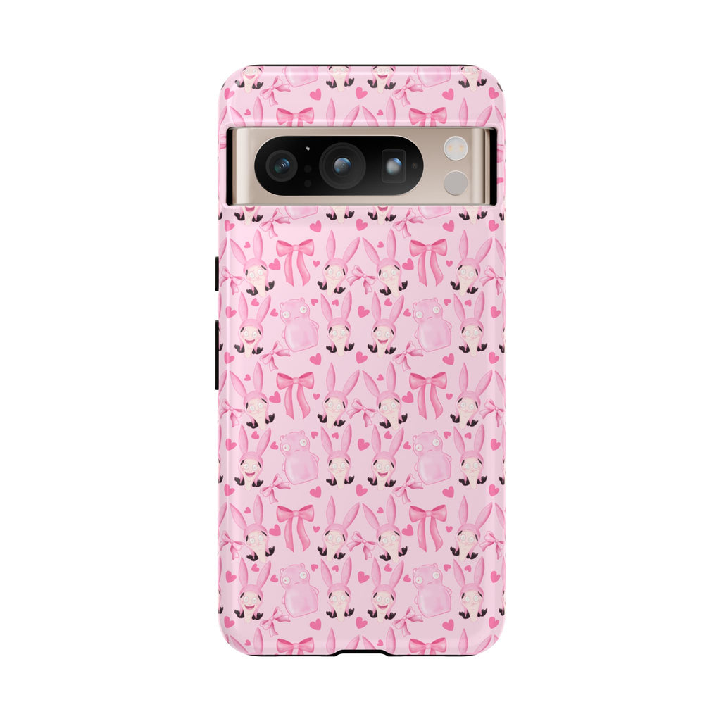 Bob's Burgers Inspired Coquette Louise Tough Case for iPhone, Google, and Samsung
