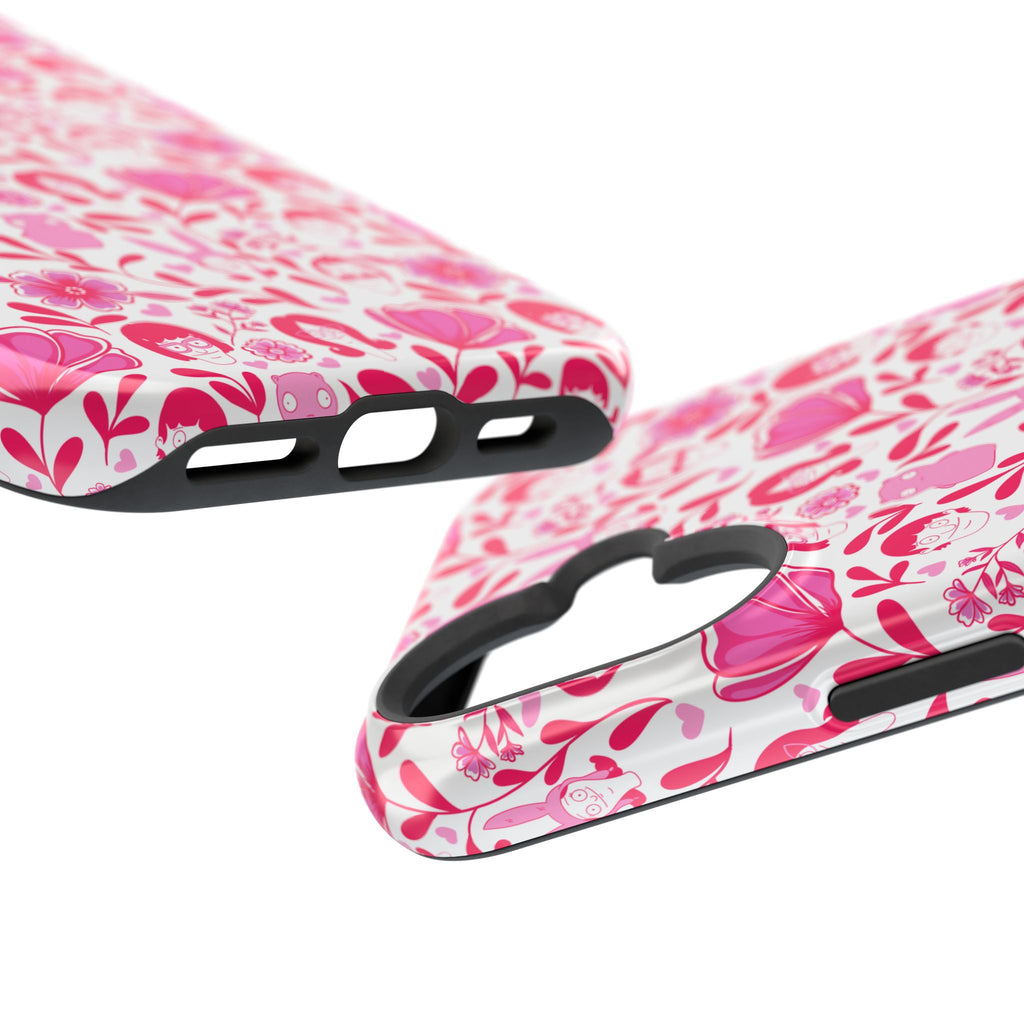 Belcher's Fine China iPhone Case V1 Pink – Magnetic Impact-Resistant