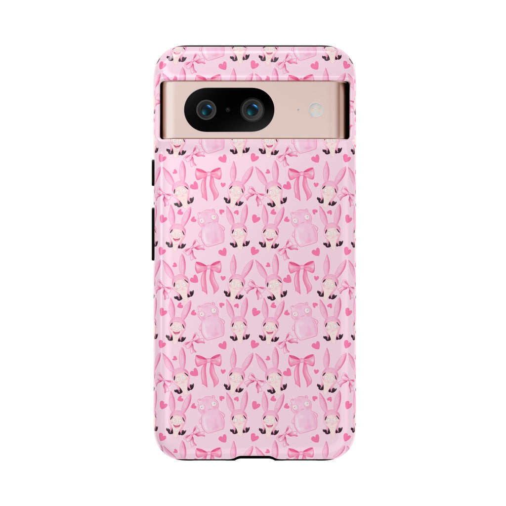 Bob's Burgers Inspired Coquette Louise Tough Case for iPhone, Google, and Samsung