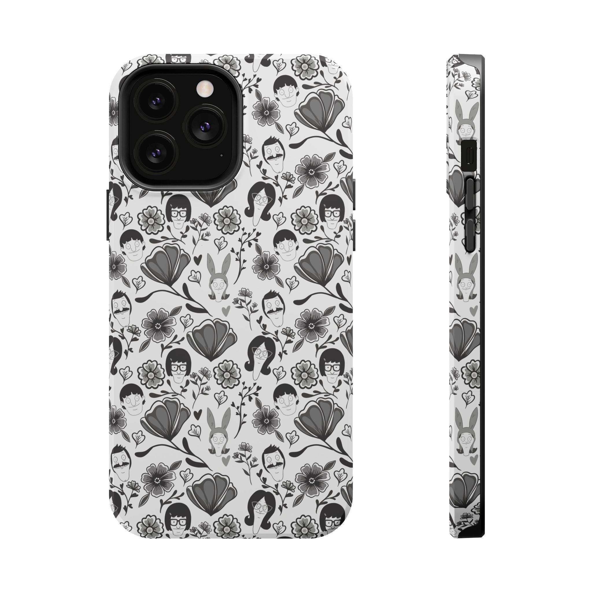 Belcher's Fine China iPhone Case V1 Monochrome – Magnetic Impact-Resistant