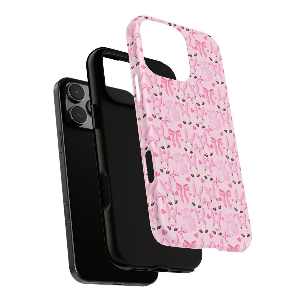 Bob's Burgers Inspired Coquette Louise Tough Case for iPhone, Google, and Samsung