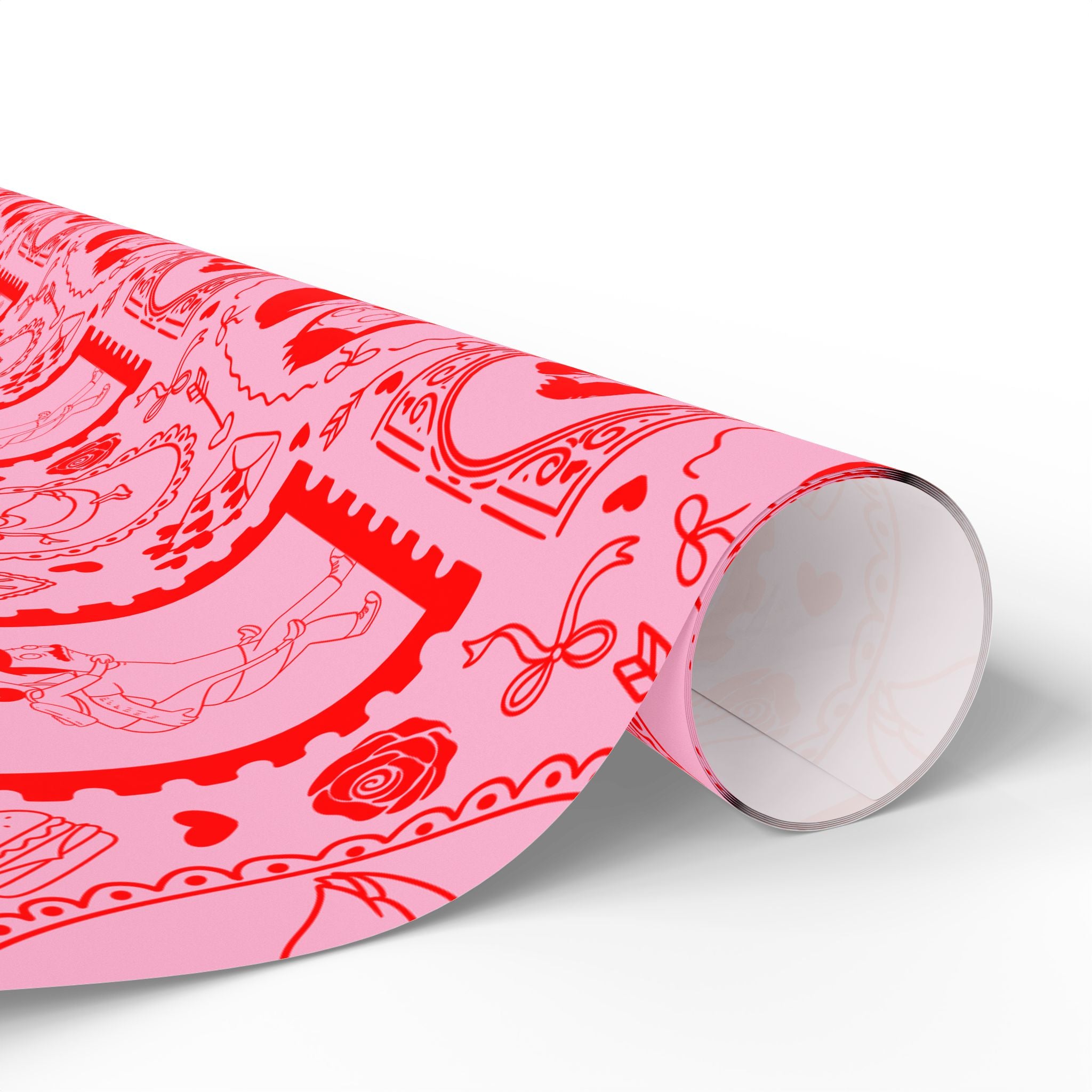 Belcher's Pink Valentine's Gift Wrap