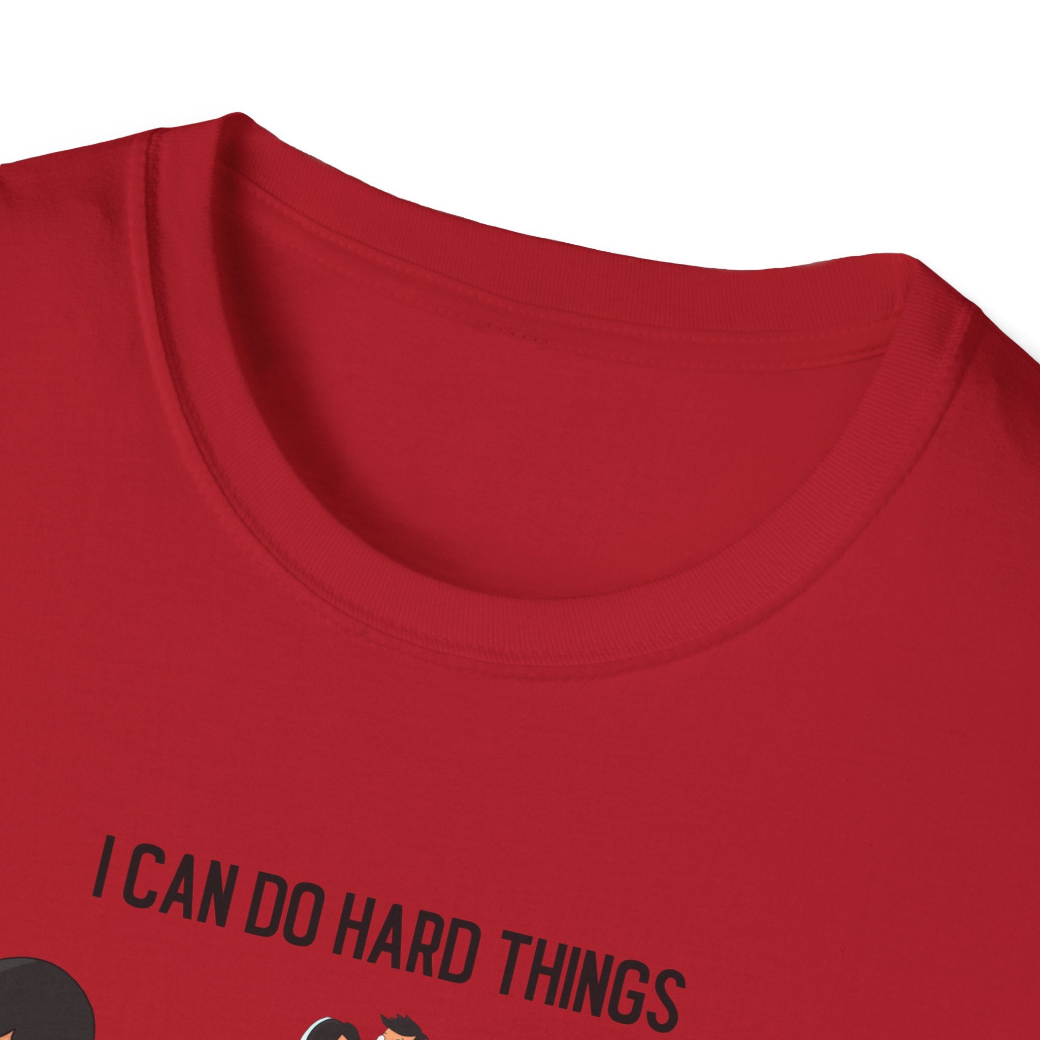 Bob's Burgers Inspired I Can Do Hard Things Unisex Softstyle T-Shirt