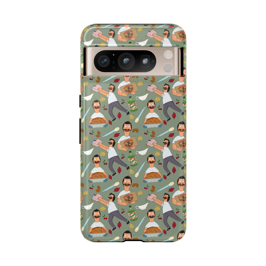 Bob's Burgers Inspired Thanksgiving Bob V1 Tough Case for iPhone, Samsung, and Google Phones