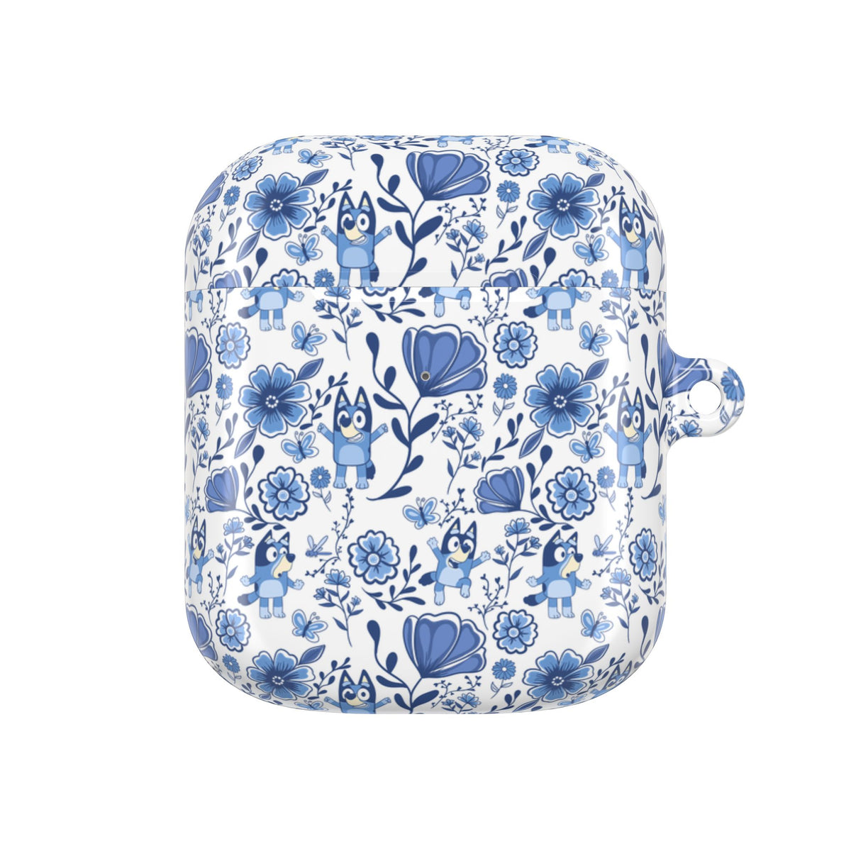 Blue Heeler Dog Charming Floral AirPod Case