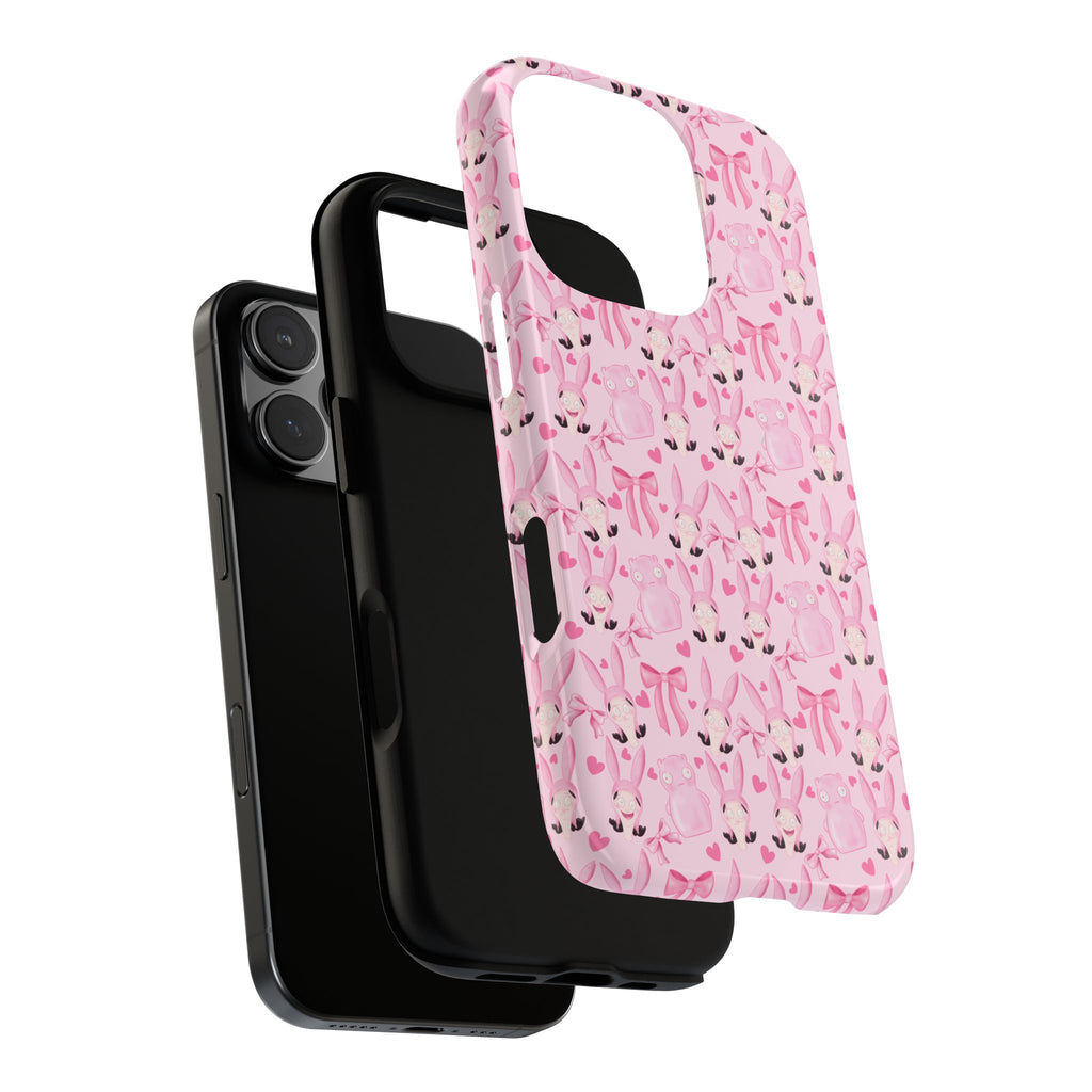 Bob's Burgers Inspired Coquette Louise Tough Case for iPhone, Google, and Samsung