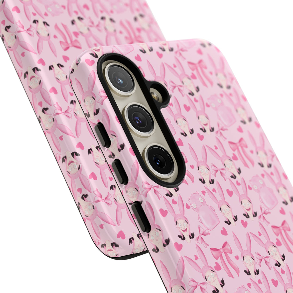 Bob's Burgers Inspired Coquette Louise Tough Case for iPhone, Google, and Samsung