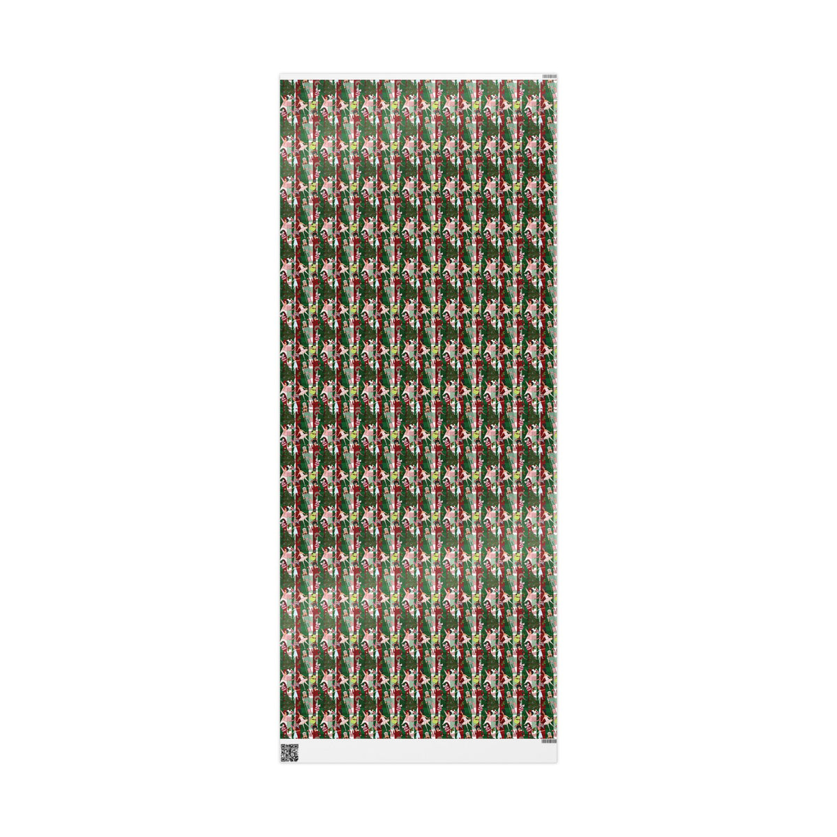 Belcher's Nutcracker Plaid Gift Wrap
