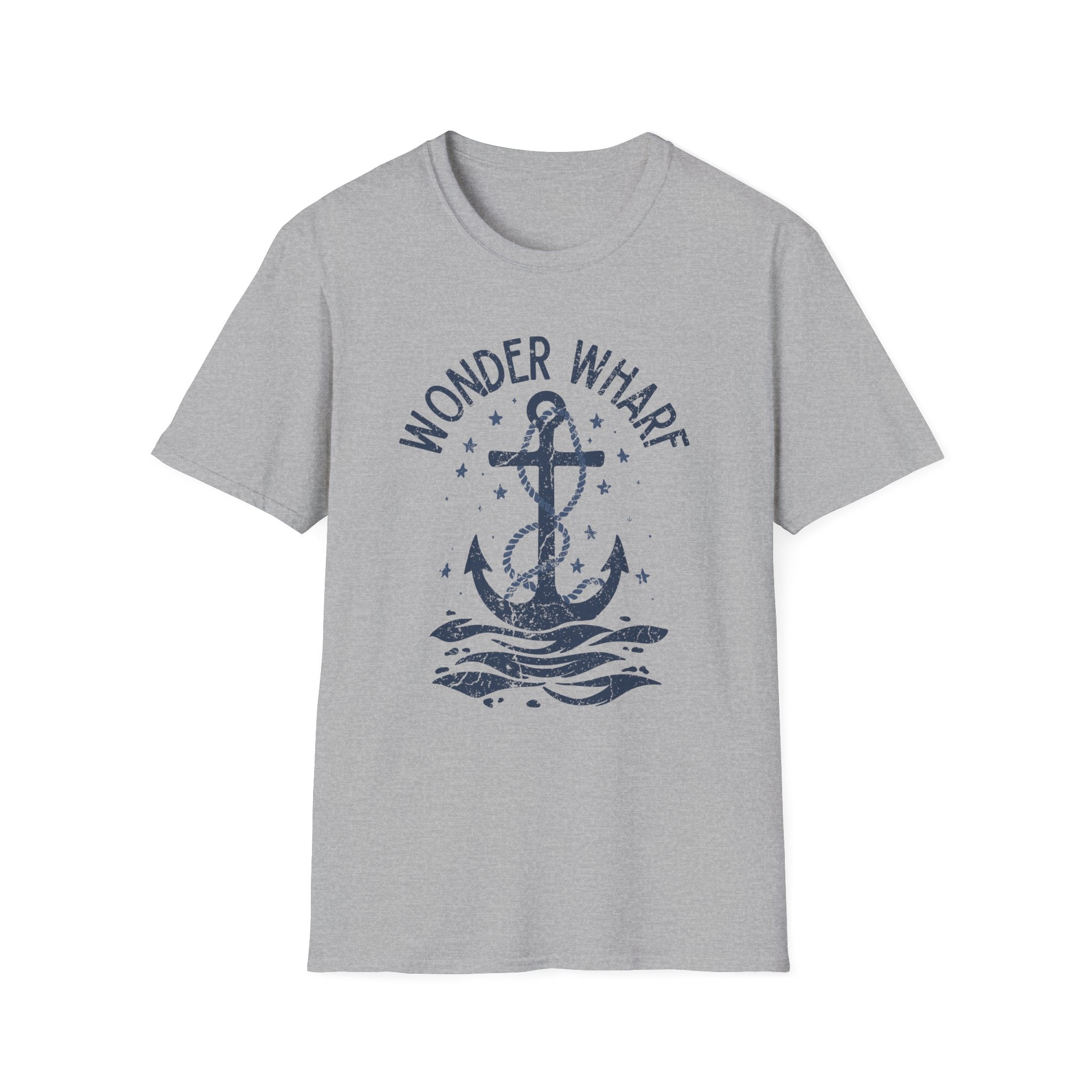 Bob's Burgers Wonder Wharf Inspired Anchor T-Shirt, Nautical Tee, Unisex Ocean Shirt, Beach Lover Gift, Summer Style Essential