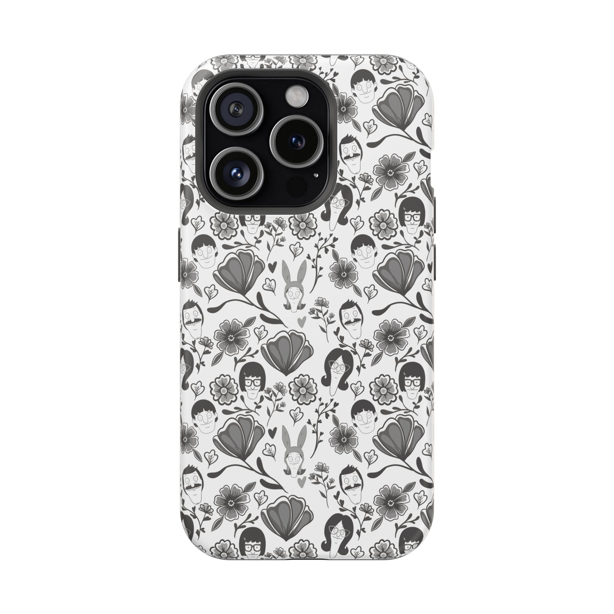 Belcher's Fine China iPhone Case V1 Monochrome – Magnetic Impact-Resistant