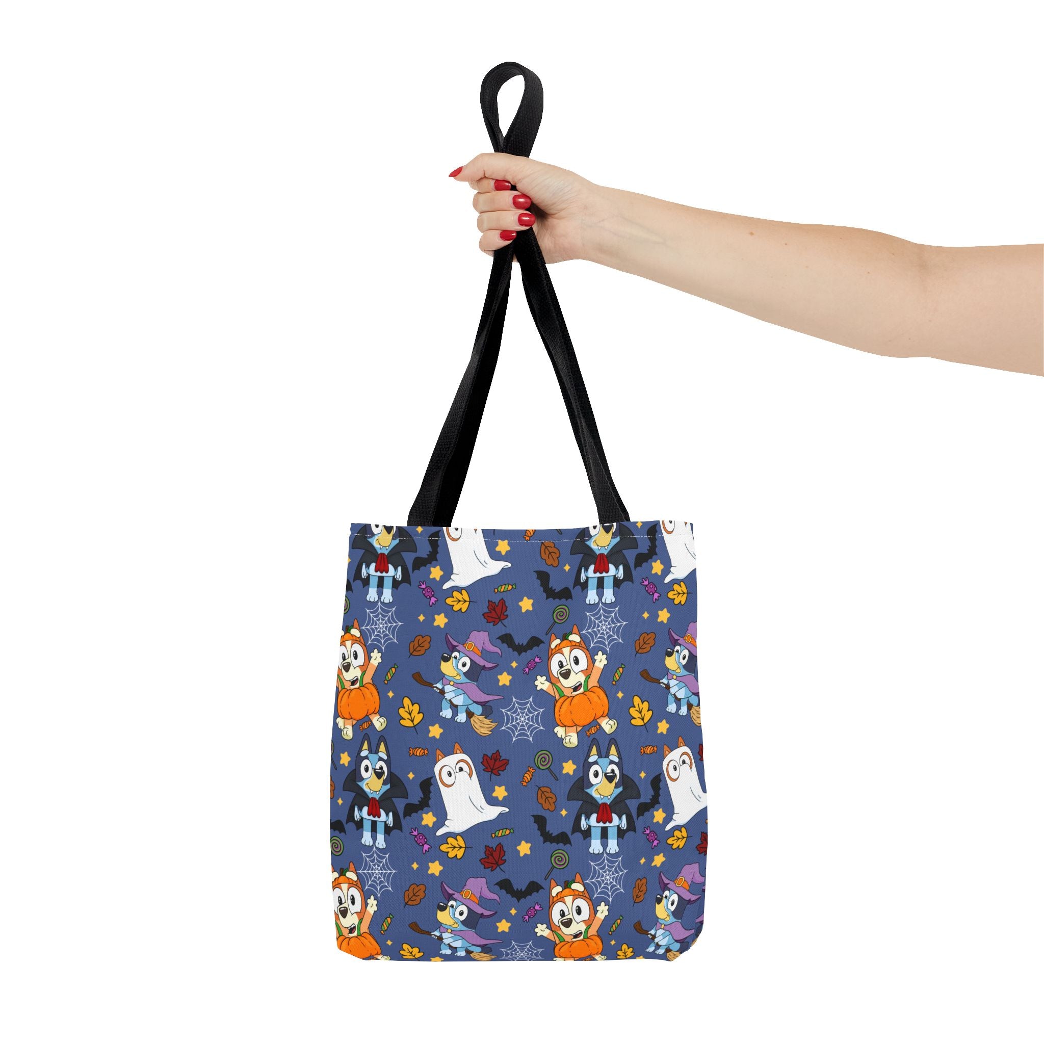 Blue Dog and Fam Trick or Treat Tote Bag