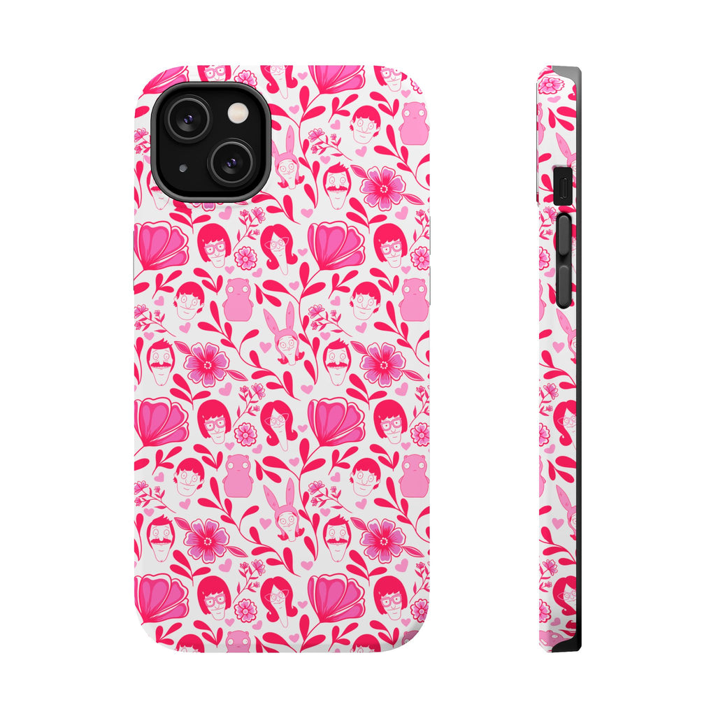 Belcher's Fine China iPhone Case V1 Pink – Magnetic Impact-Resistant