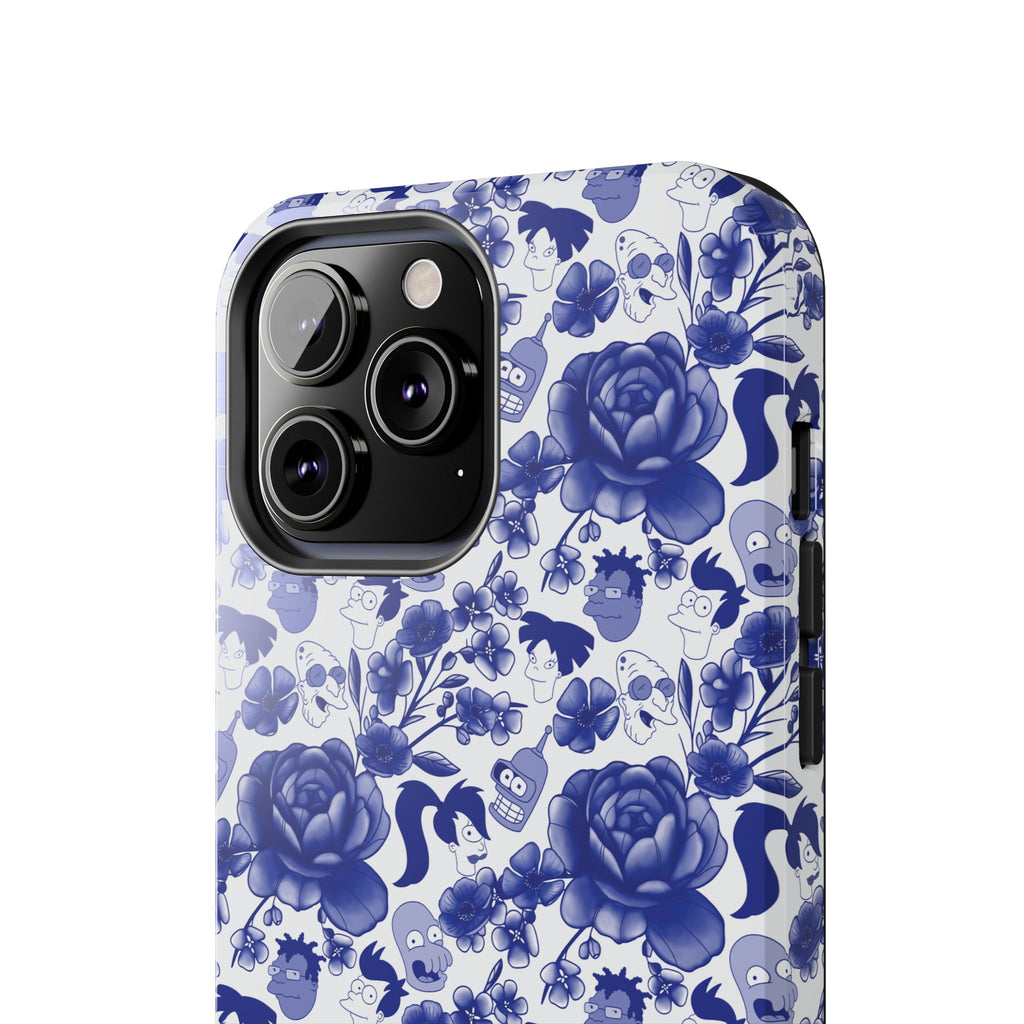 Futurama Inspired Fine China Tough Phone Case (iPhone, Samsung) Not MagSafe!