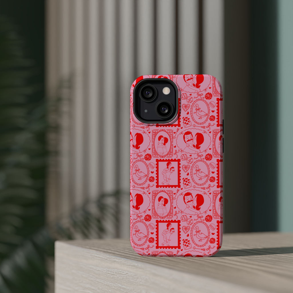 Linda & Bob Valentine's iPhone Case – Magnetic Impact-Resistant PINK