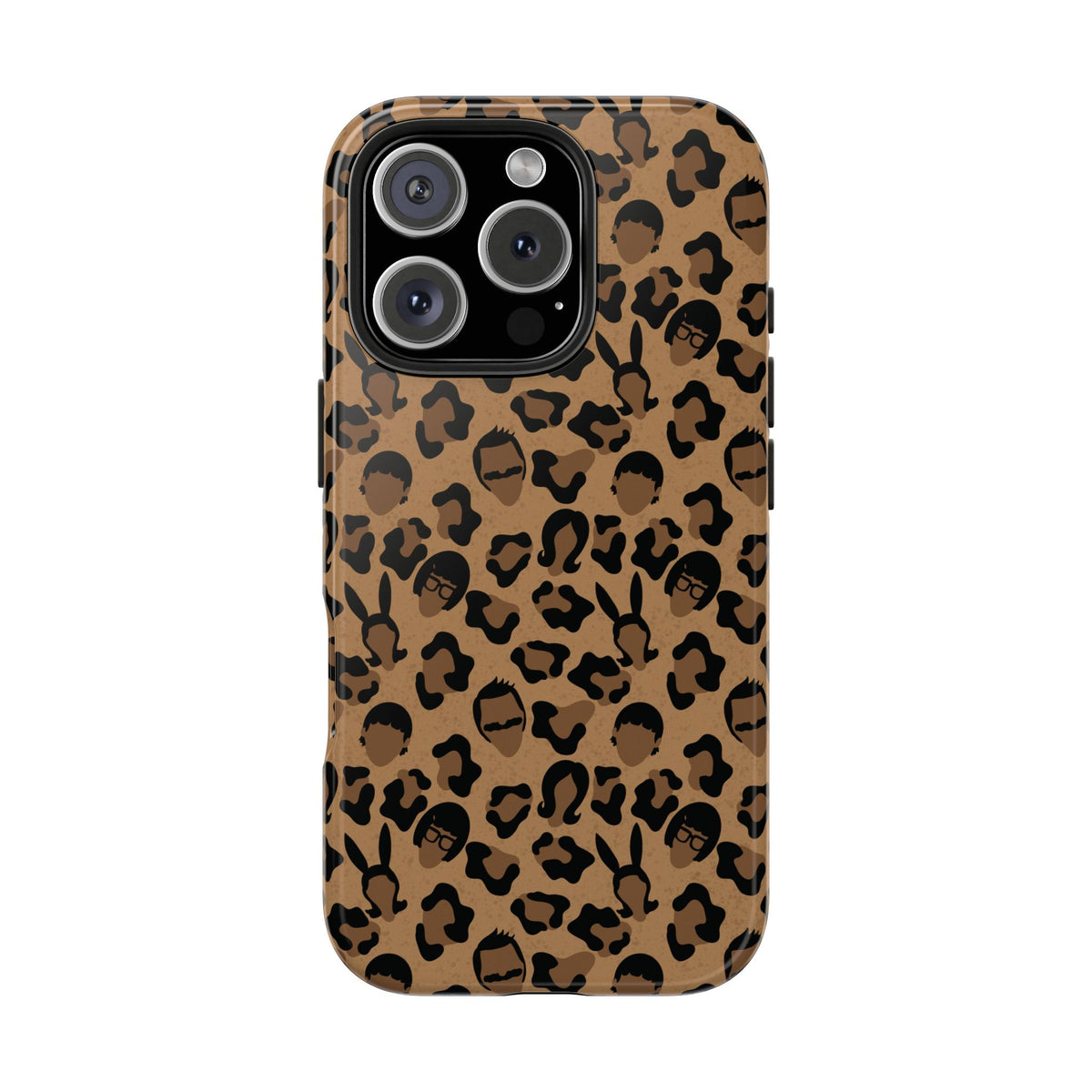 Leopard Print Belchers Phone Case (iPhone, Samsung) Not MagSafe!