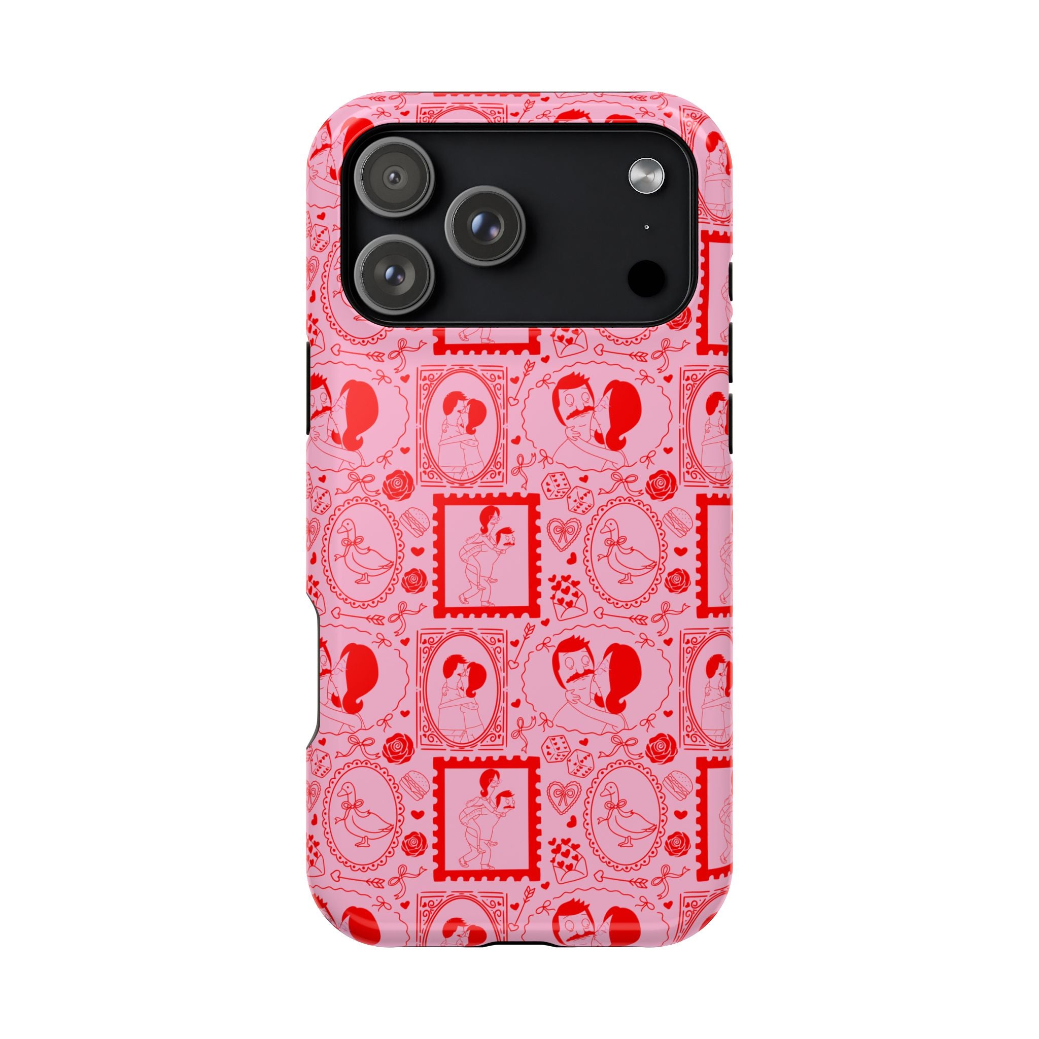 Linda & Bob Valentine's iPhone Case – Magnetic Impact-Resistant PINK