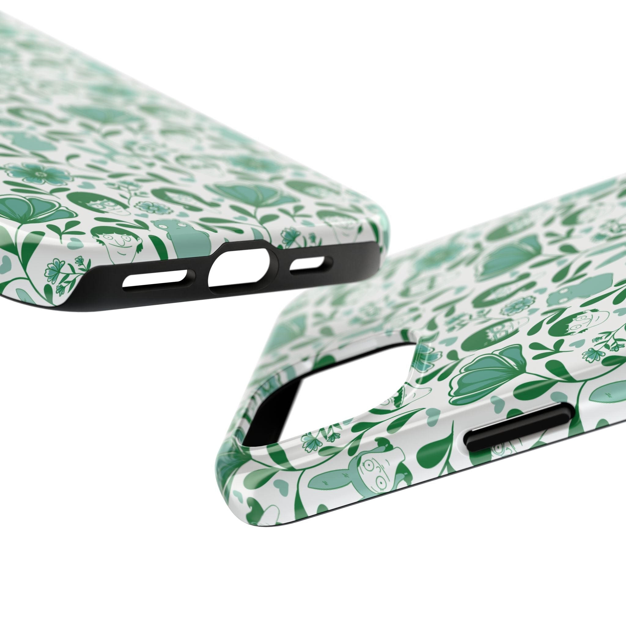Belcher's Green Fine China Tough Phone Case (iPhone, Samsung) Not MagSafe!