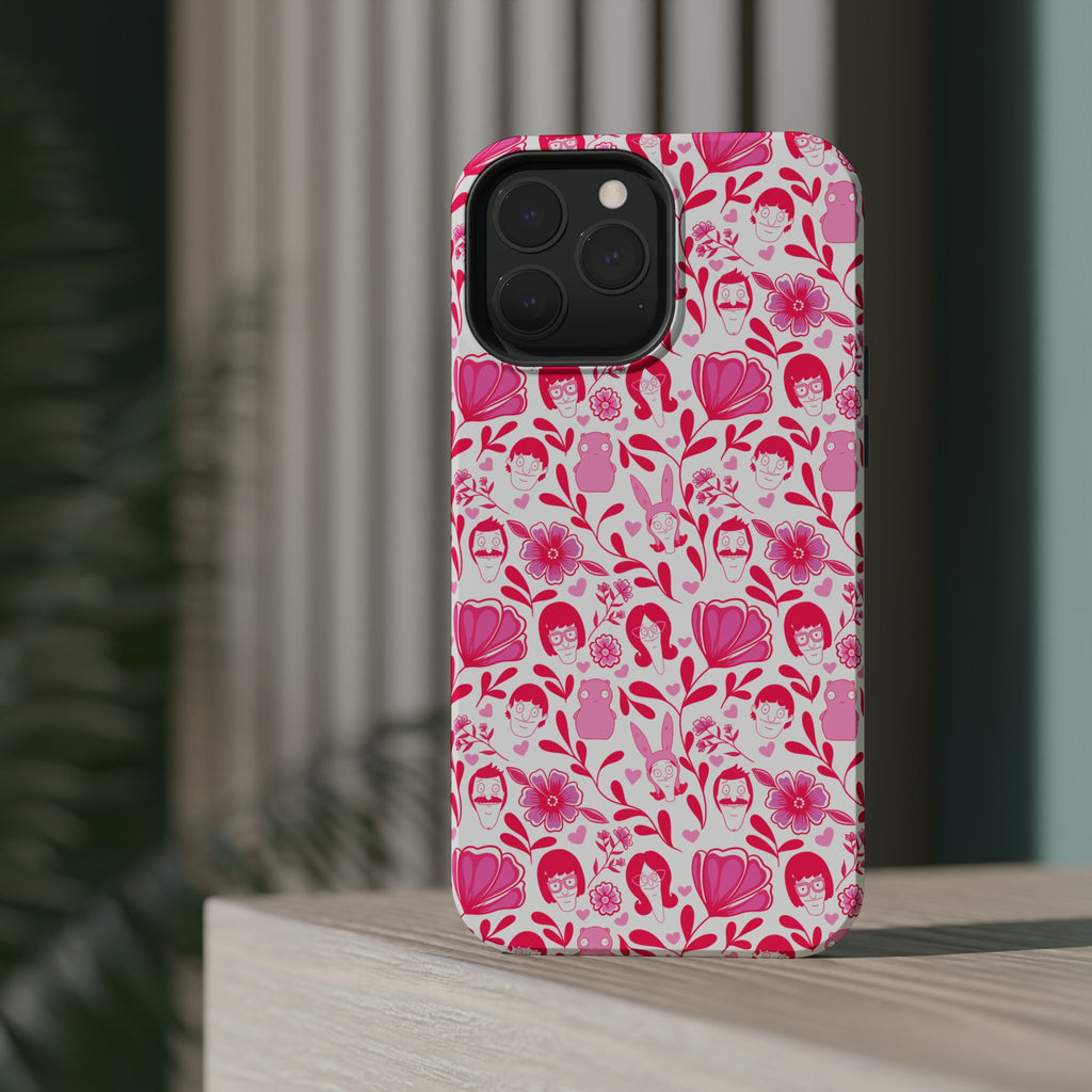 Belcher's Fine China iPhone Case V1 Pink – Magnetic Impact-Resistant