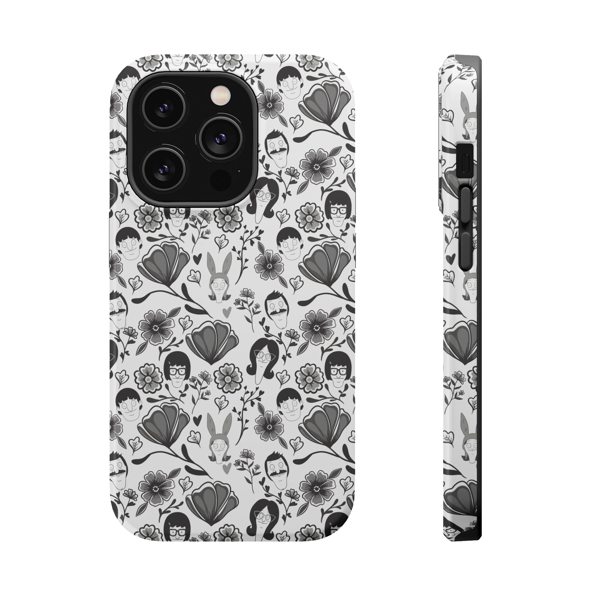 Belcher's Fine China iPhone Case V1 Monochrome – Magnetic Impact-Resistant