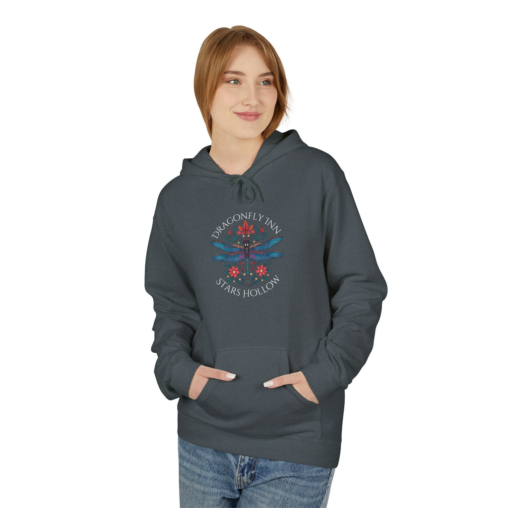 Dragonfly Inn Inspired Hoodie, Cozy Fleece Sweatshirt, Casual Jacket, Outdoor Apparel, Unisex