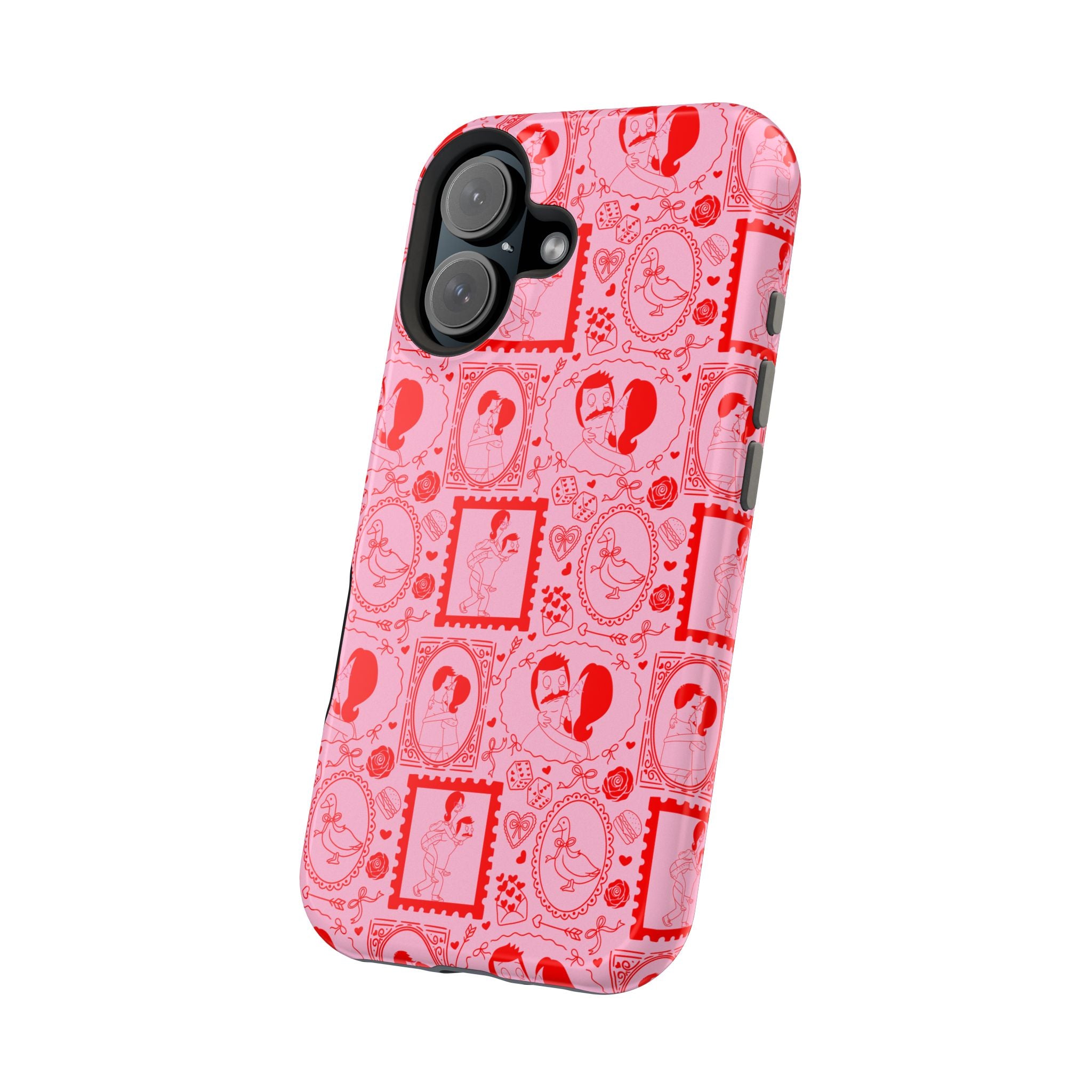 Linda & Bob Valentine's iPhone Case – Magnetic Impact-Resistant PINK