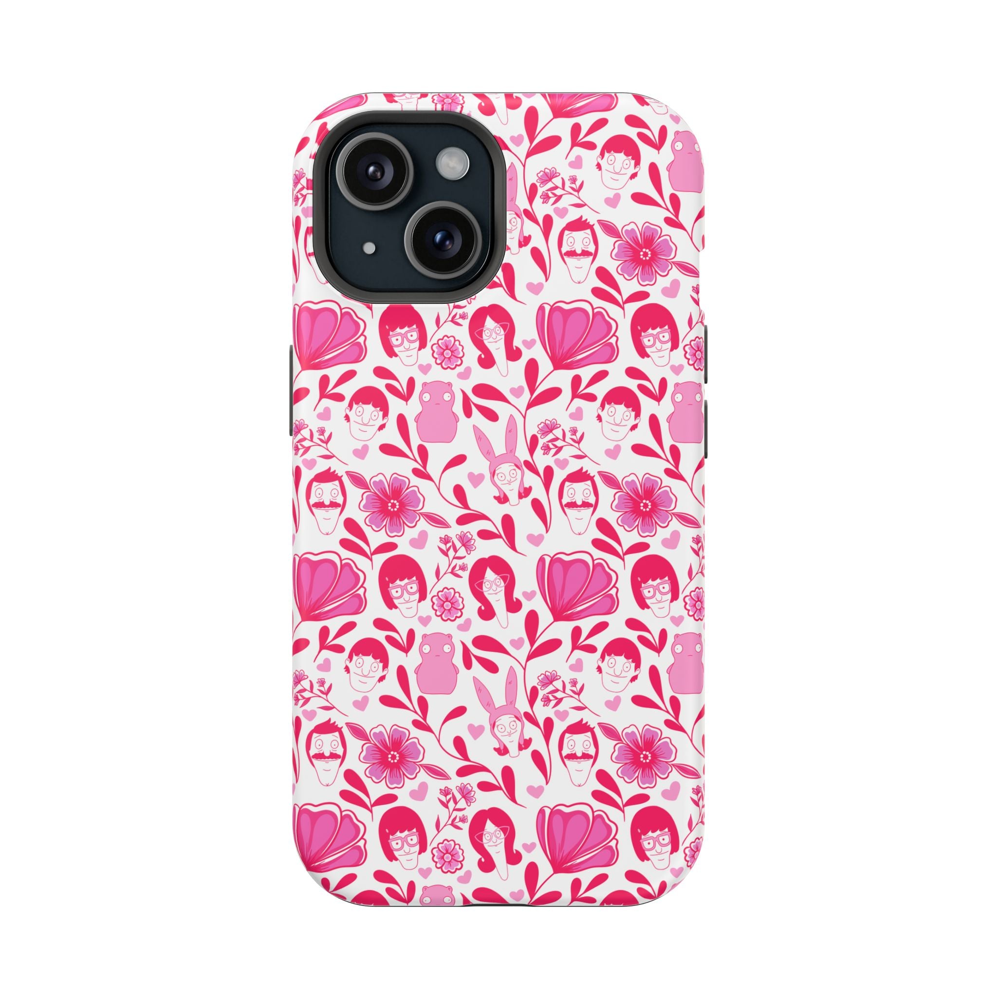 Belcher's Fine China iPhone Case V1 Pink – Magnetic Impact-Resistant