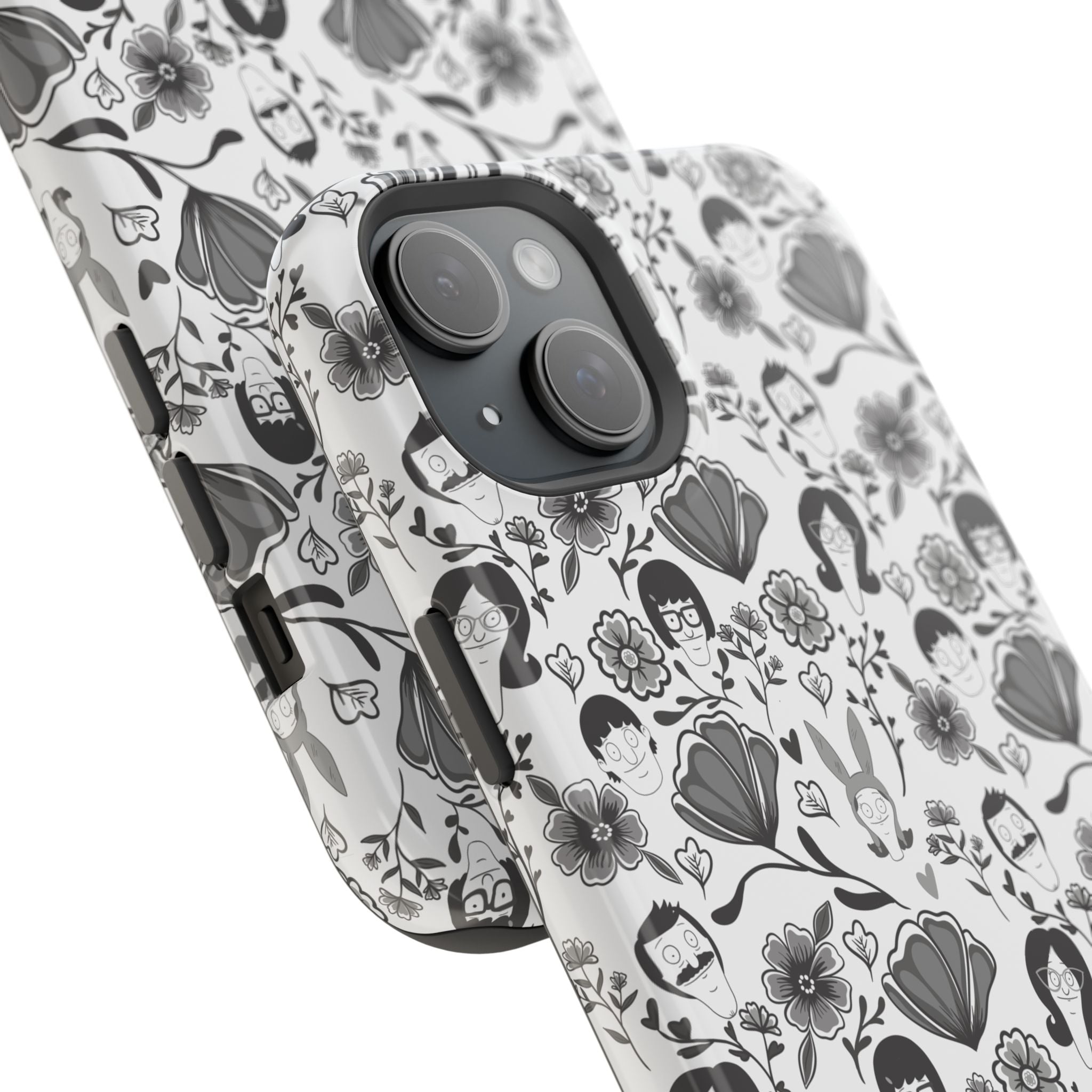 Belcher's Fine China iPhone Case V1 Monochrome – Magnetic Impact-Resistant